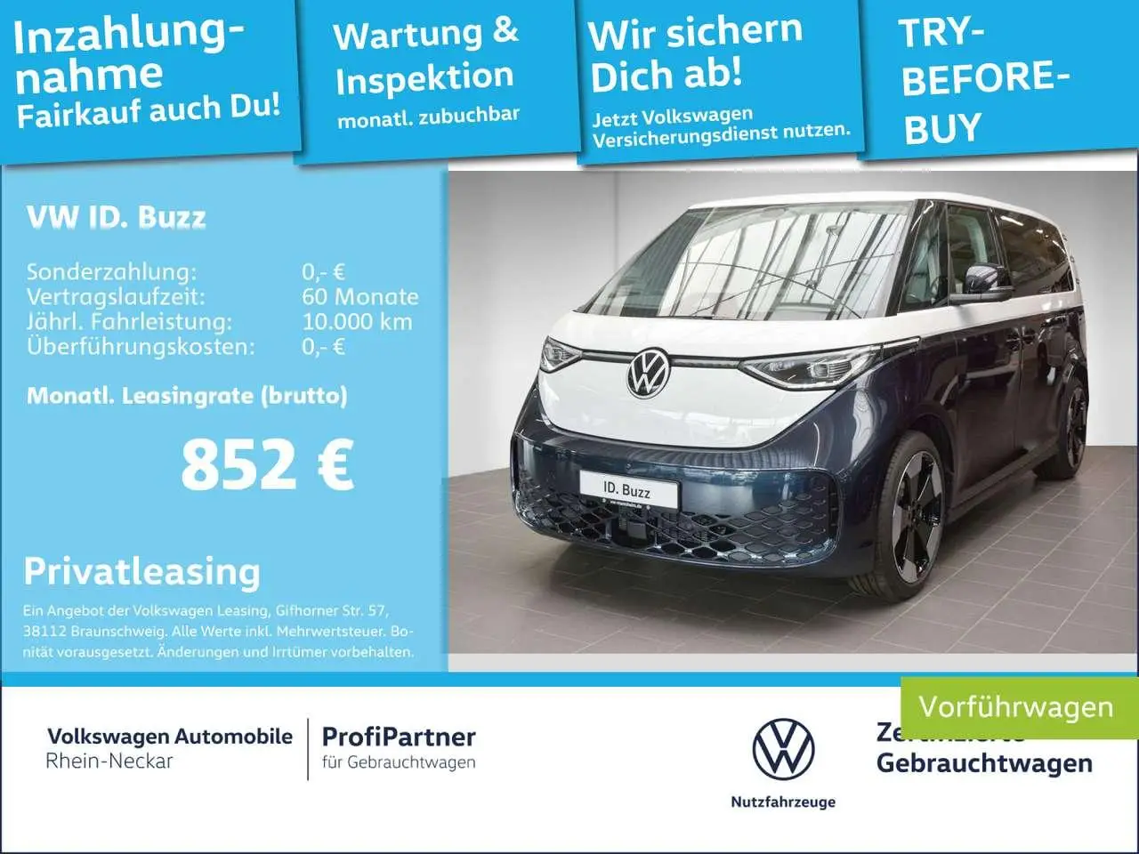 Photo 1 : Volkswagen Id. Buzz 2024 Électrique