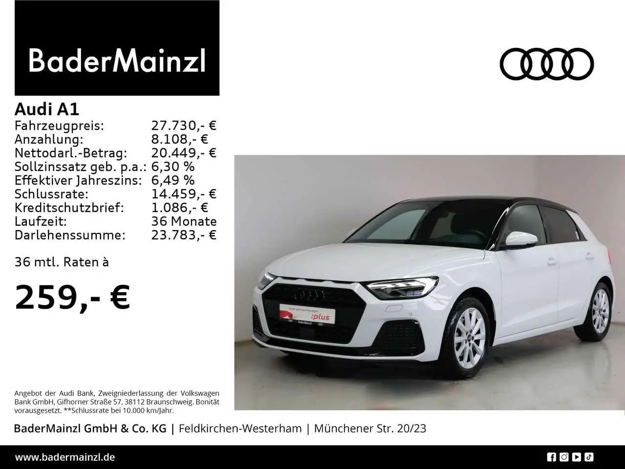 Photo 1 : Audi A1 2023 Essence