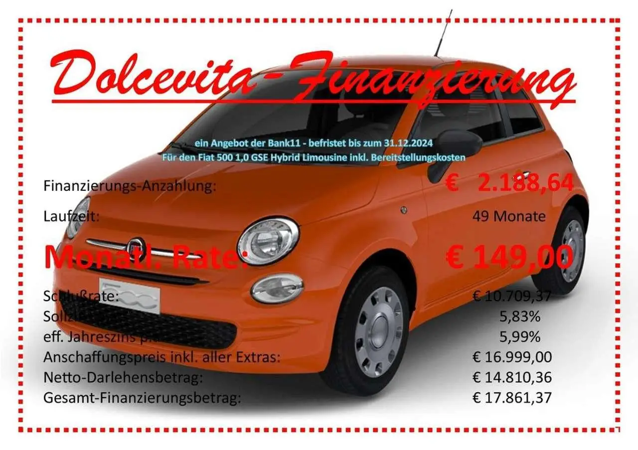 Photo 1 : Fiat 500 2024 Petrol