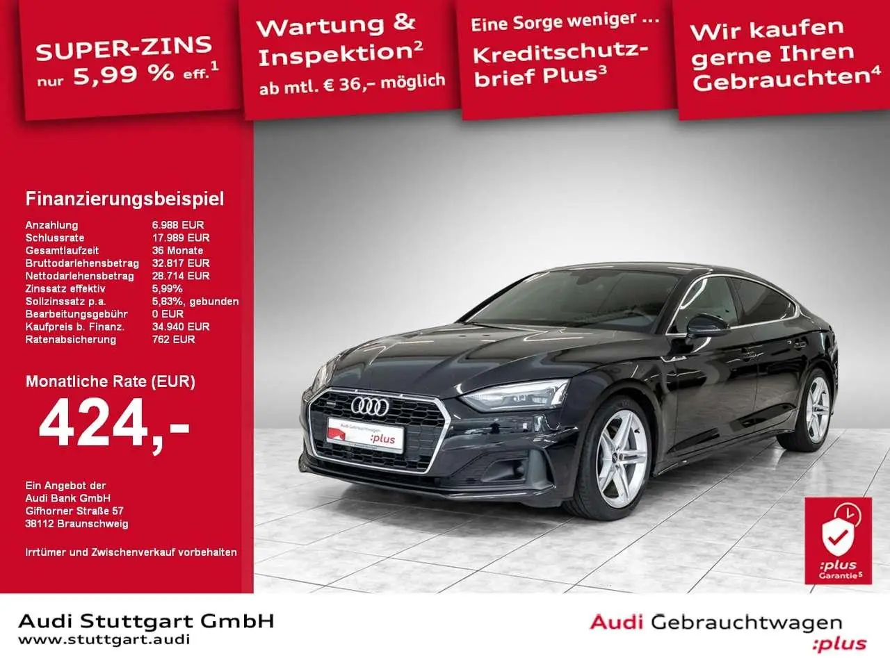 Photo 1 : Audi A5 2021 Diesel