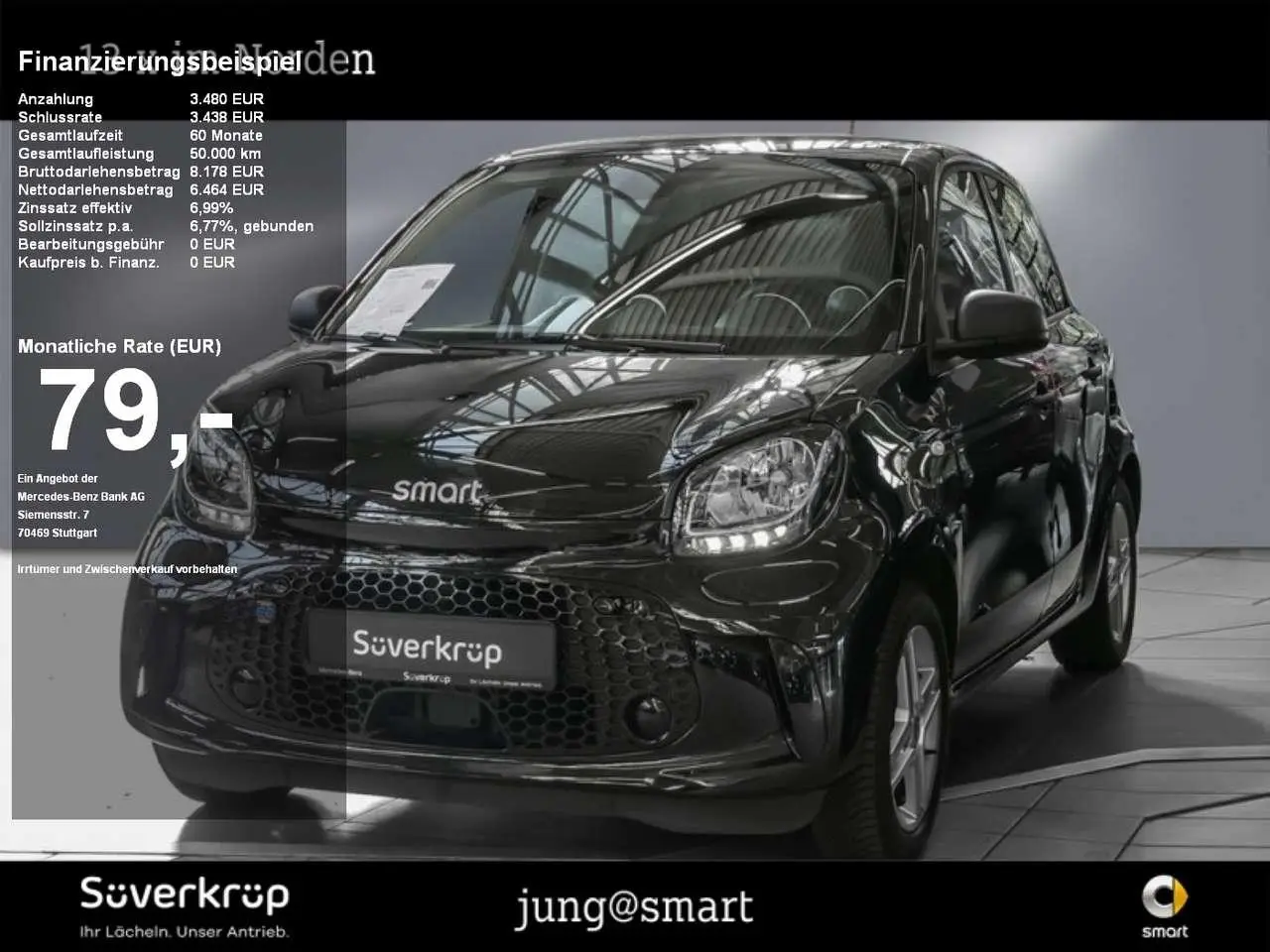 Photo 1 : Smart Forfour 2021 Électrique