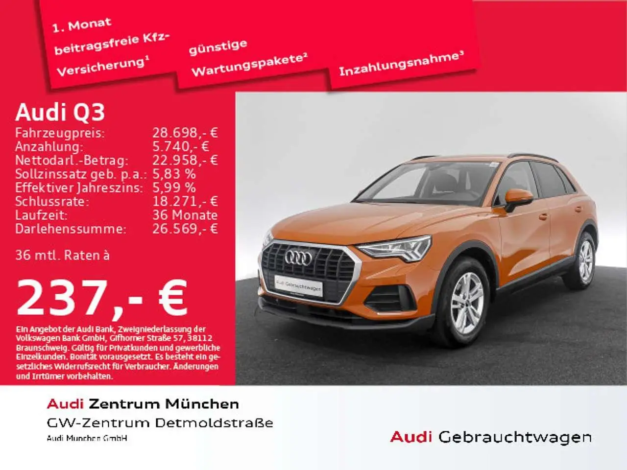 Photo 1 : Audi Q3 2021 Petrol