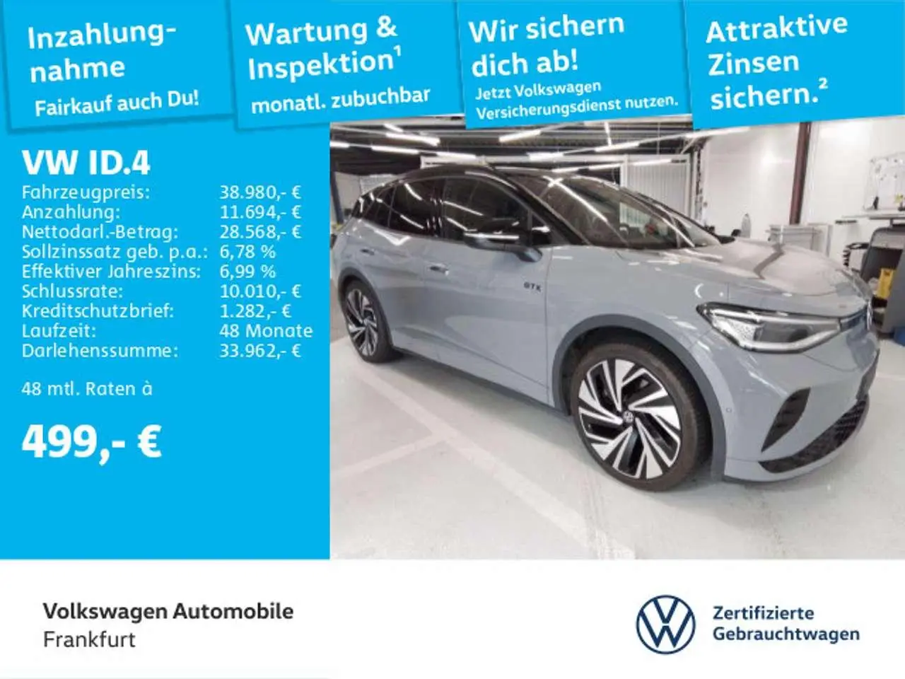 Photo 1 : Volkswagen Id.4 2023 Electric