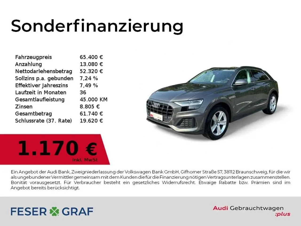 Photo 1 : Audi Q8 2023 Diesel