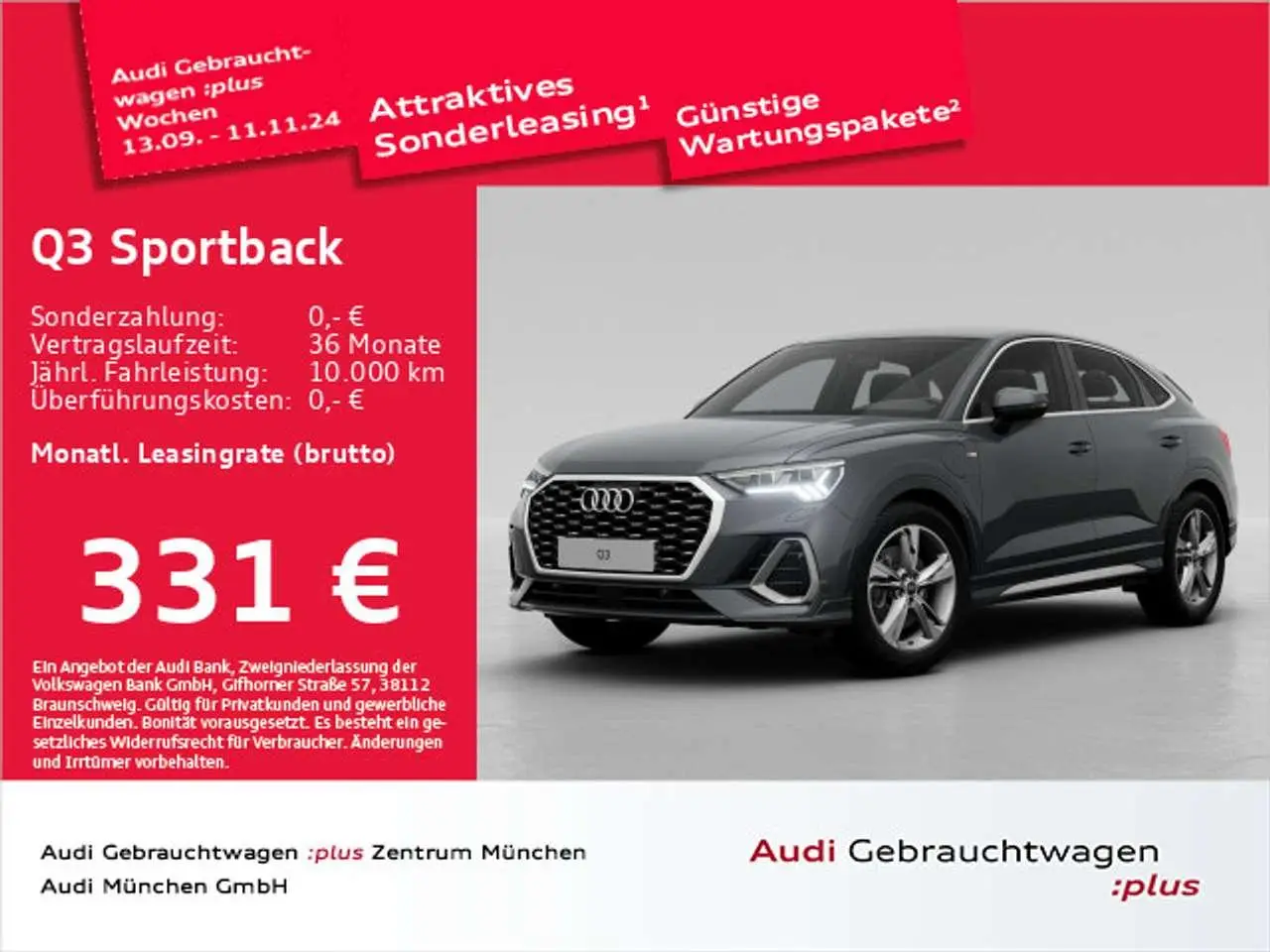 Photo 1 : Audi Q3 2023 Hybrid