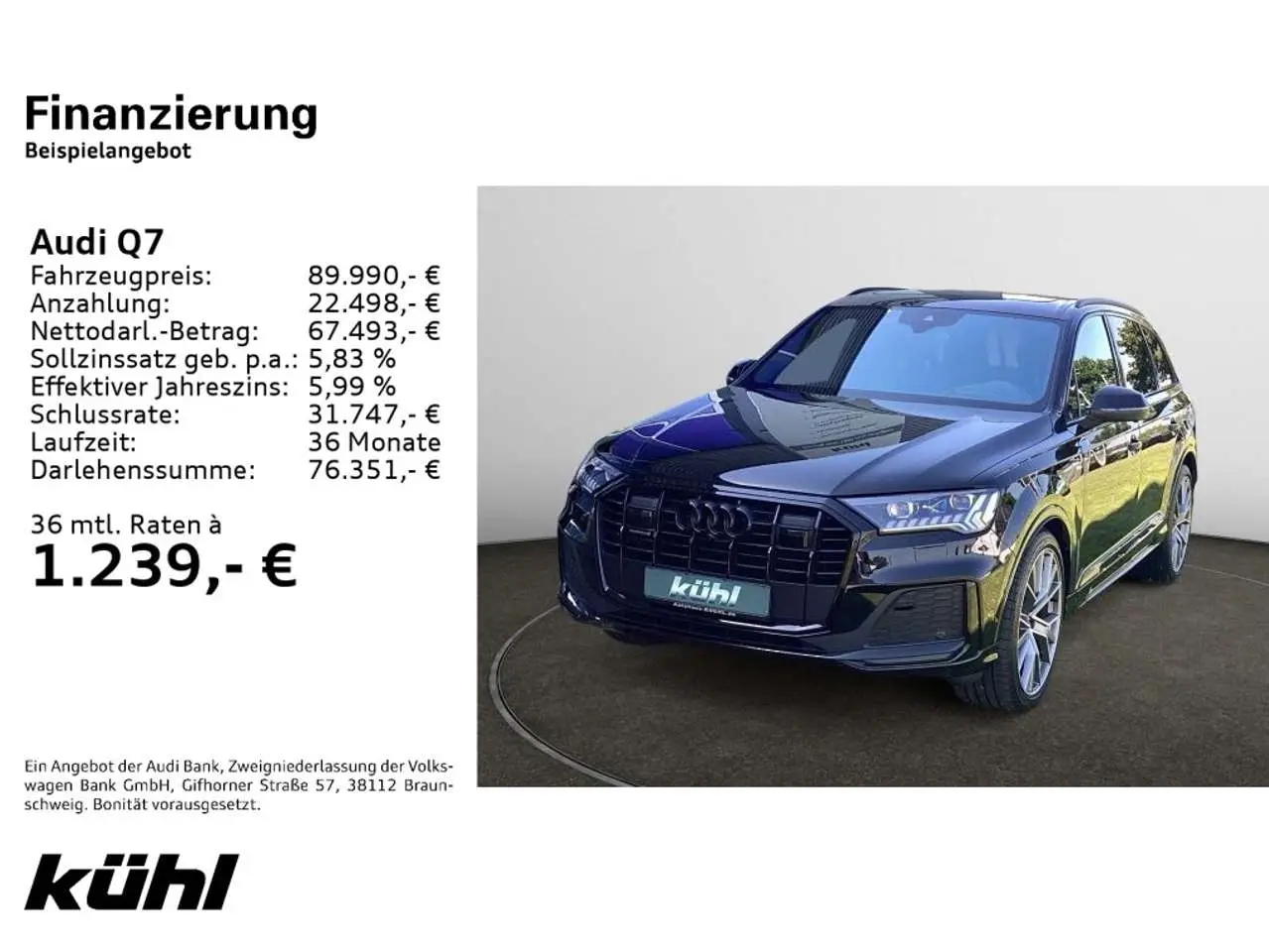 Photo 1 : Audi Q7 2023 Diesel