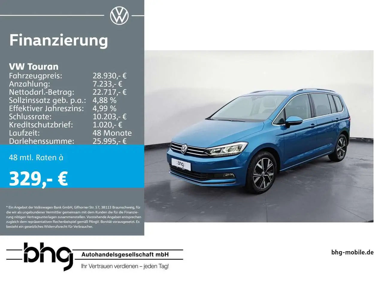 Photo 1 : Volkswagen Touran 2020 Diesel