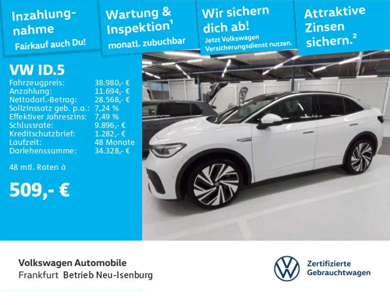 Photo 1 : Volkswagen Id.5 2023 Electric