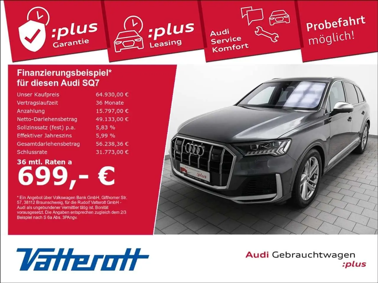 Photo 1 : Audi Sq7 2020 Diesel