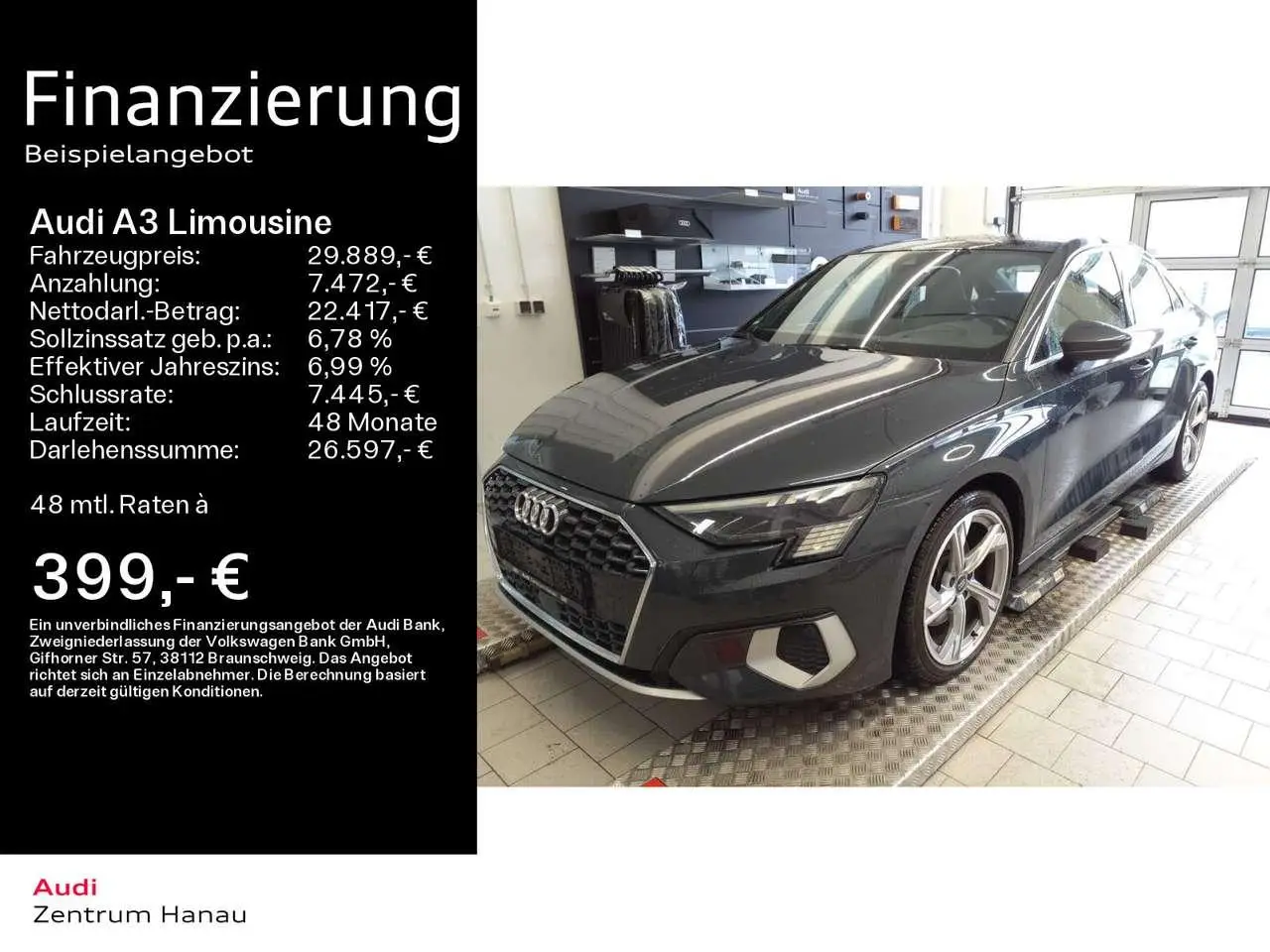 Photo 1 : Audi A3 2020 Essence