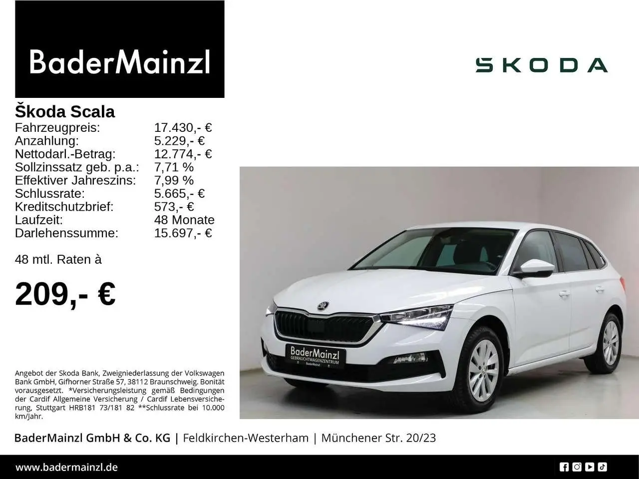 Photo 1 : Skoda Scala 2023 Petrol