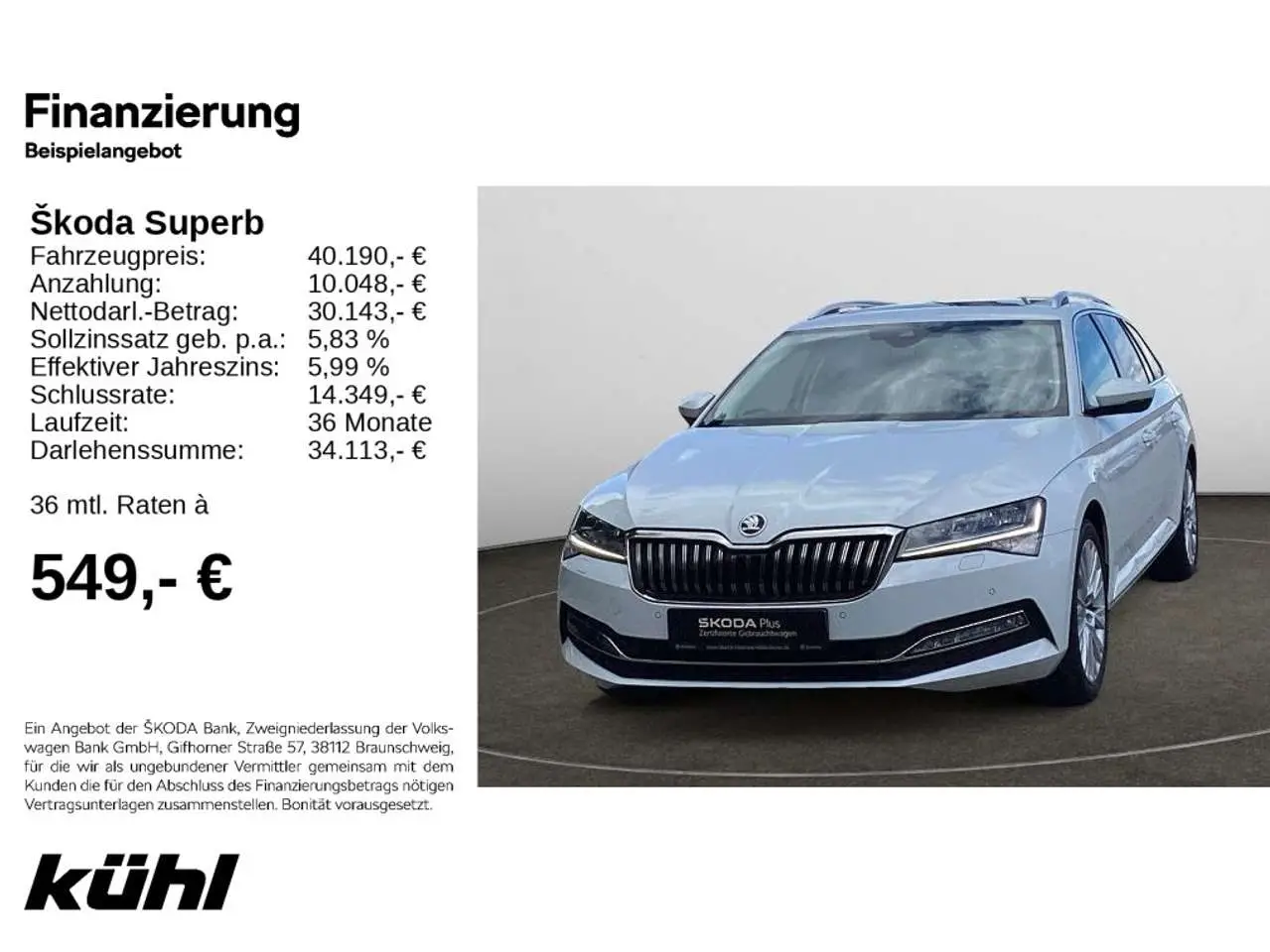 Photo 1 : Skoda Superb 2022 Diesel