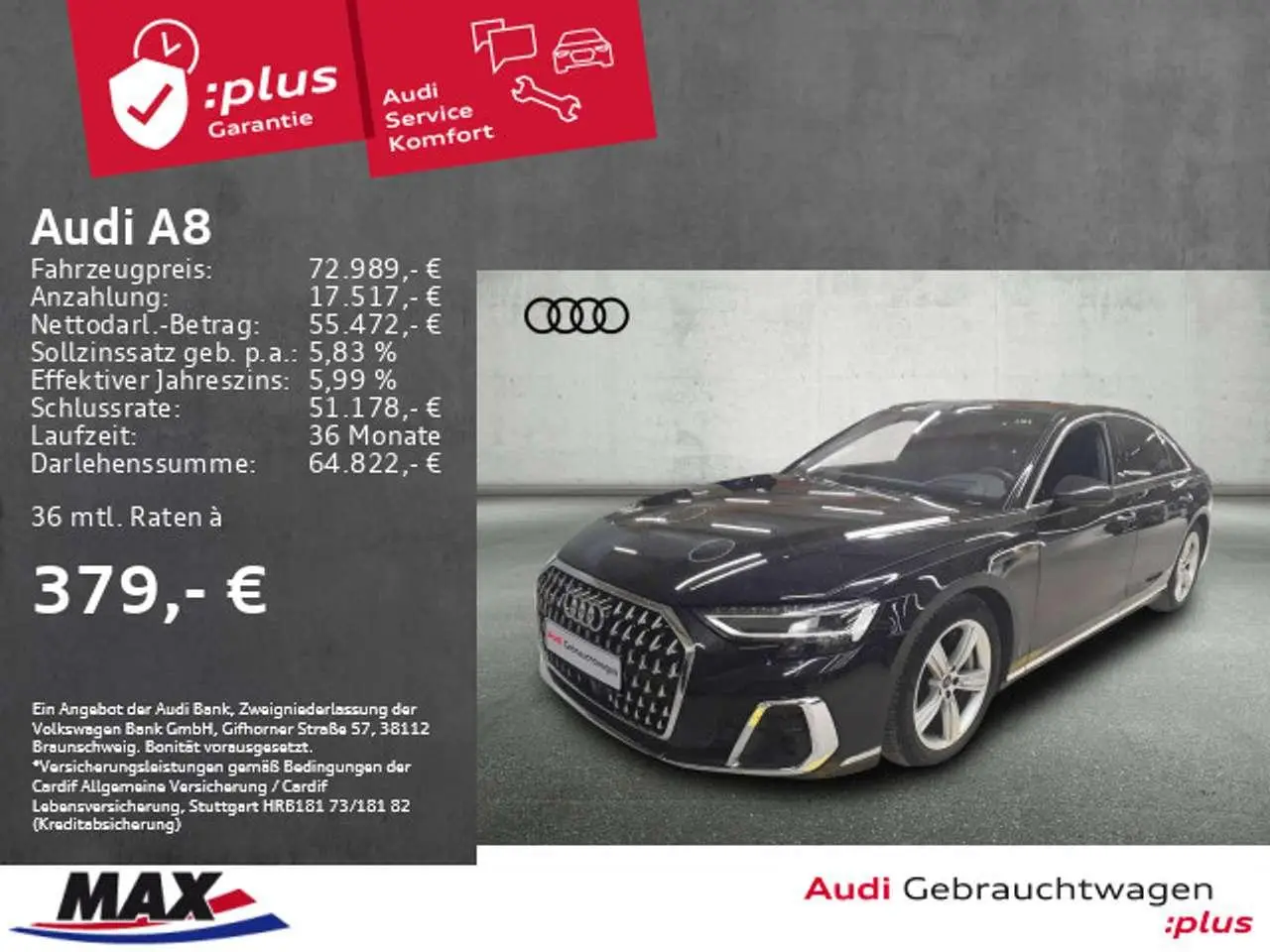 Photo 1 : Audi A8 2023 Hybride