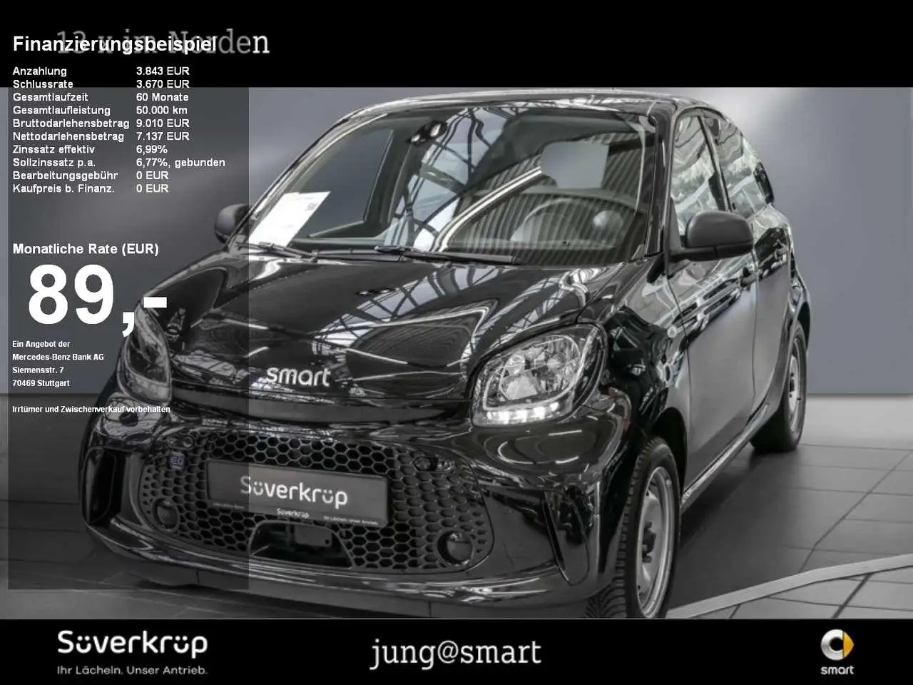 Photo 1 : Smart Forfour 2020 Électrique