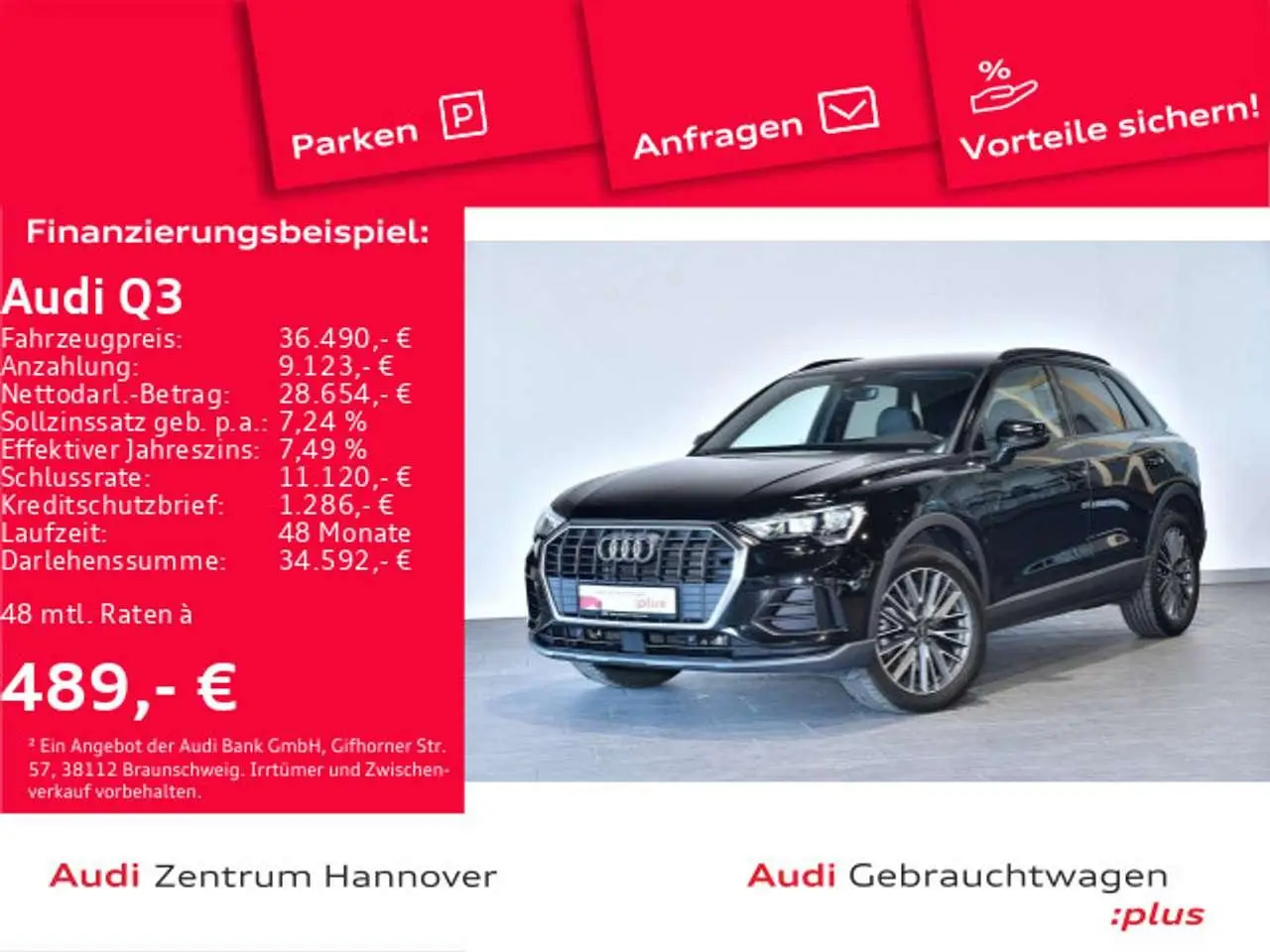 Photo 1 : Audi Q3 2022 Hybride