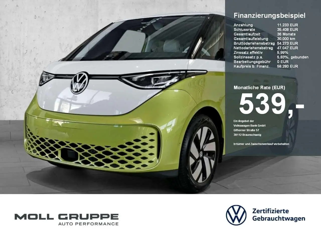 Photo 1 : Volkswagen Id. Buzz 2023 Électrique