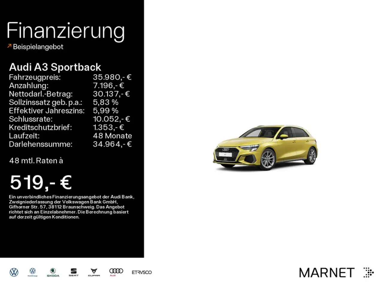 Photo 1 : Audi A3 2024 Diesel