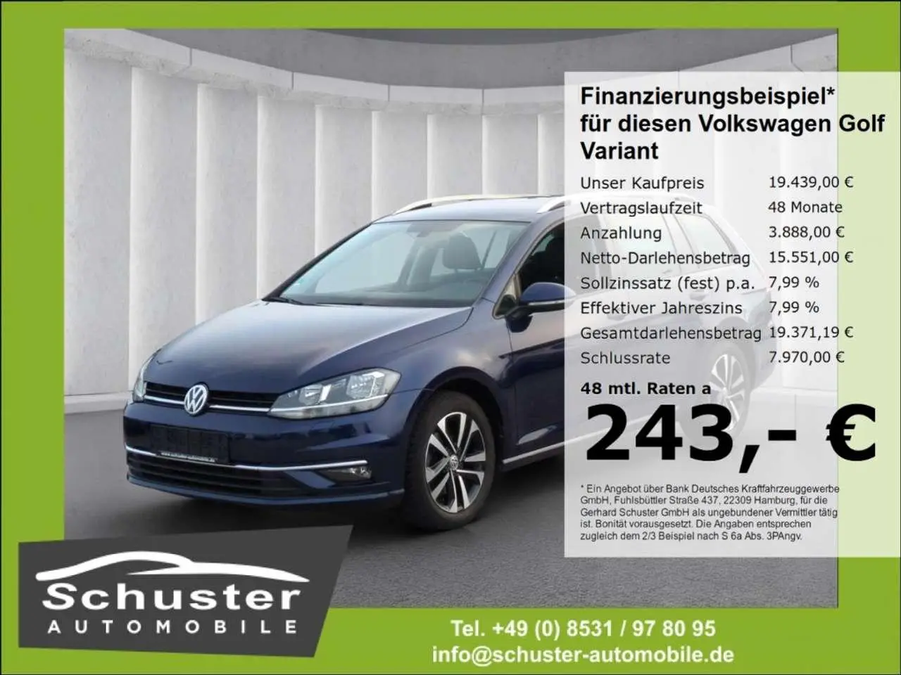 Photo 1 : Volkswagen Golf 2020 Diesel