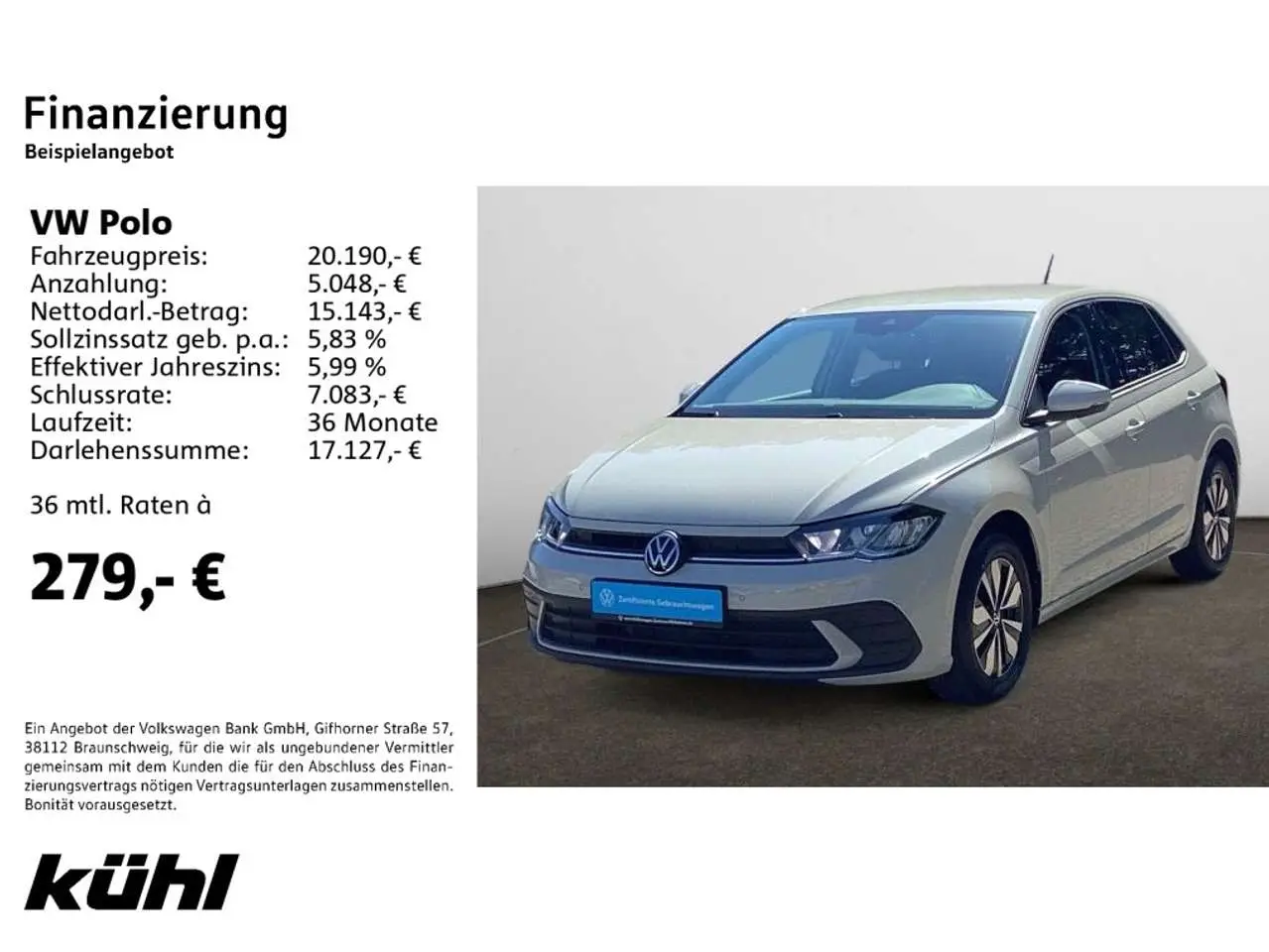 Photo 1 : Volkswagen Polo 2023 Essence