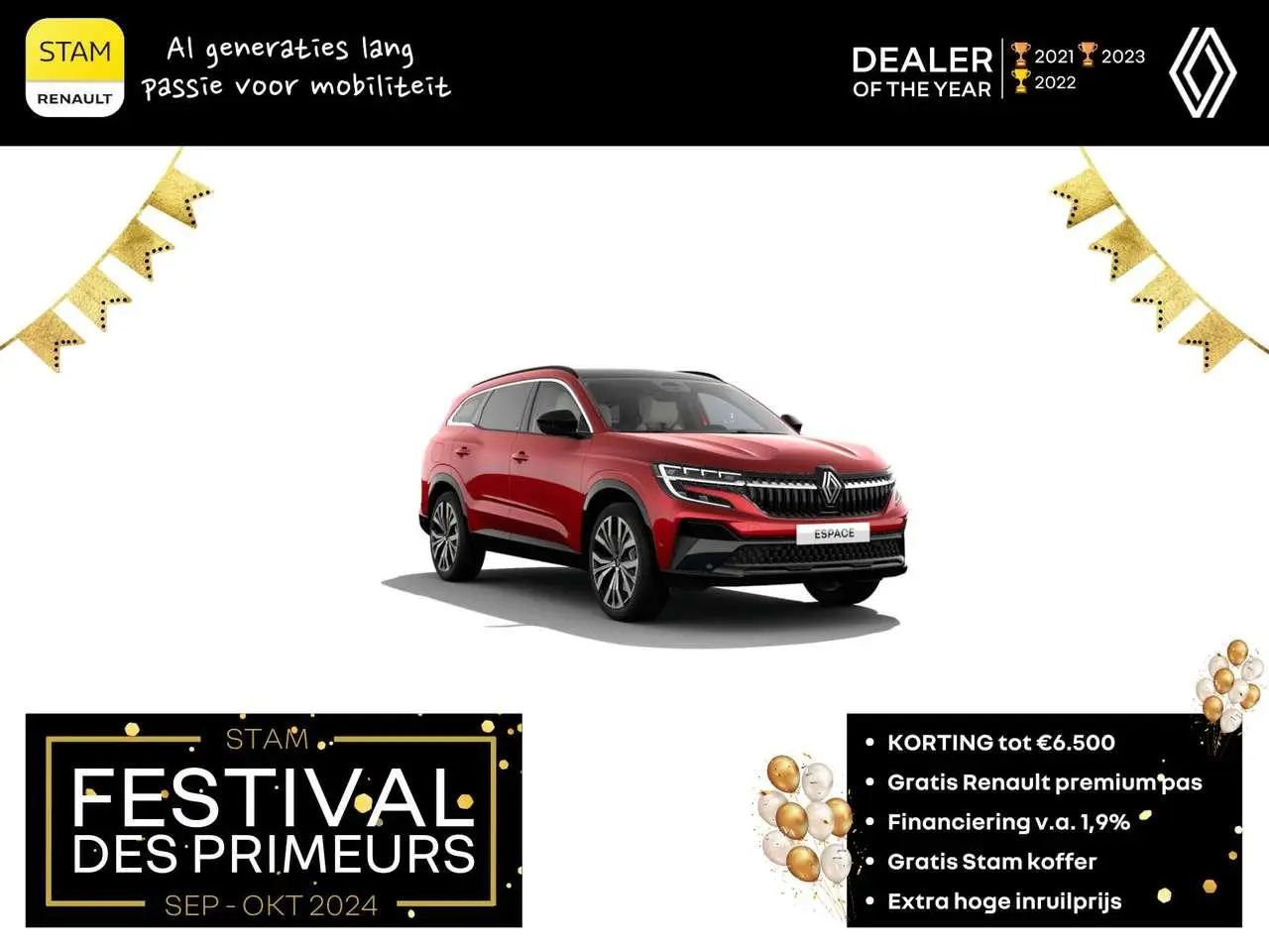 Photo 1 : Renault Espace 2024 Essence