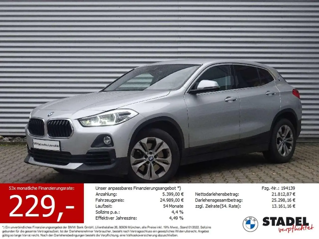 Photo 1 : Bmw X2 2019 Essence