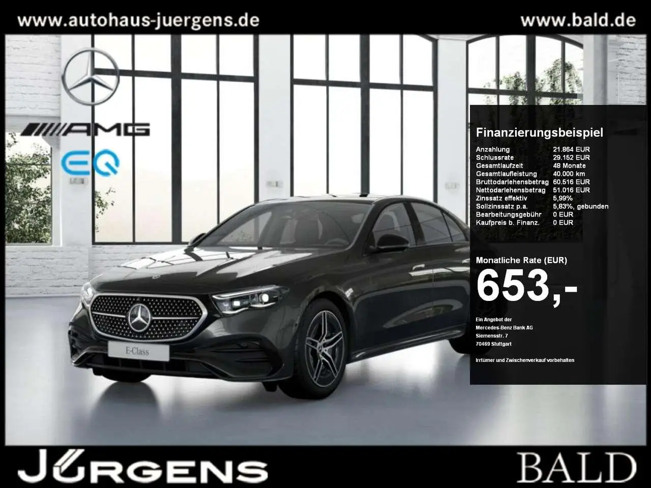 Photo 1 : Mercedes-benz Classe E 2024 Hybrid