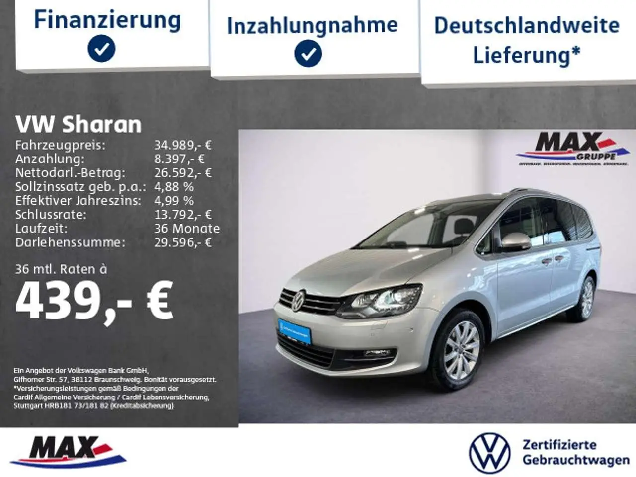 Photo 1 : Volkswagen Sharan 2020 Diesel