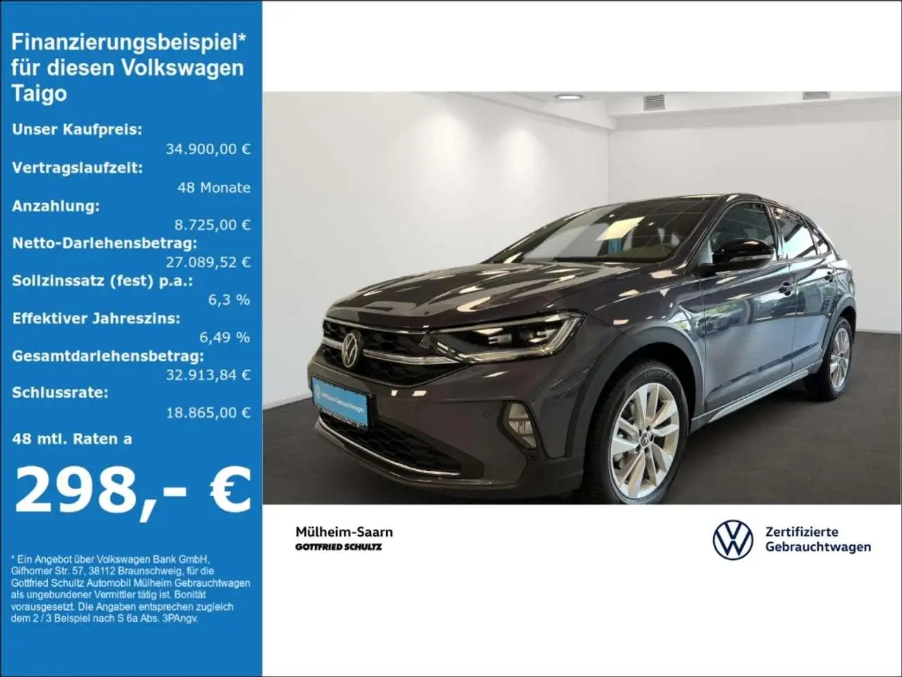 Photo 1 : Volkswagen Taigo 2024 Essence