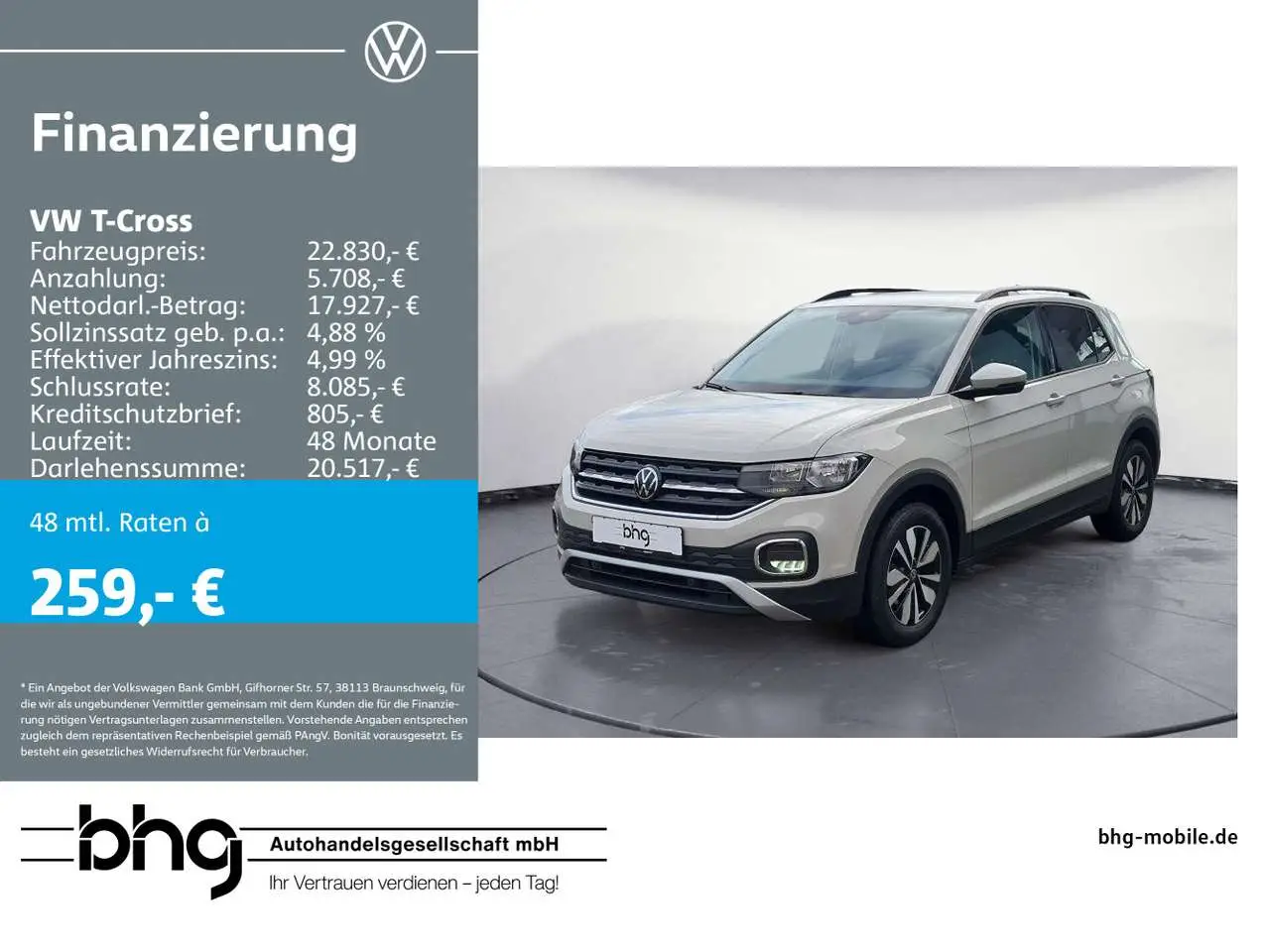 Photo 1 : Volkswagen T-cross 2023 Petrol