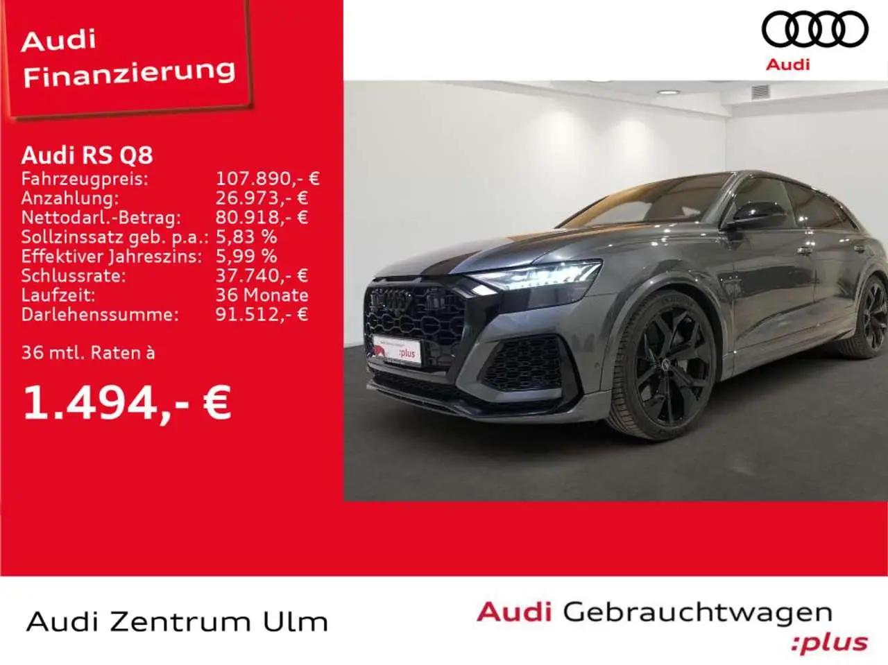 Photo 1 : Audi Rsq8 2022 Petrol