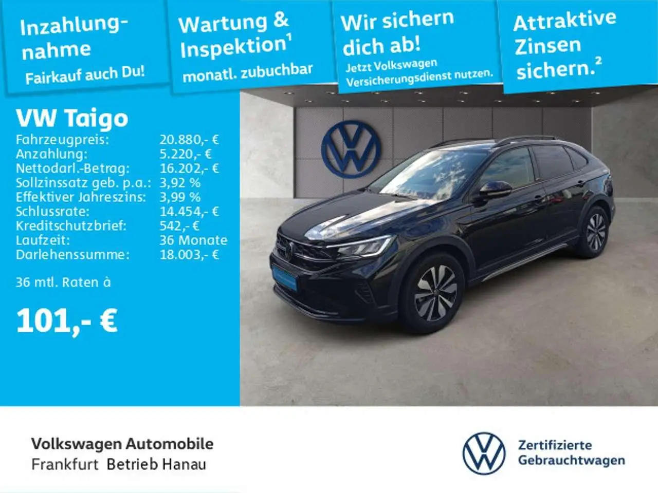 Photo 1 : Volkswagen Taigo 2024 Petrol