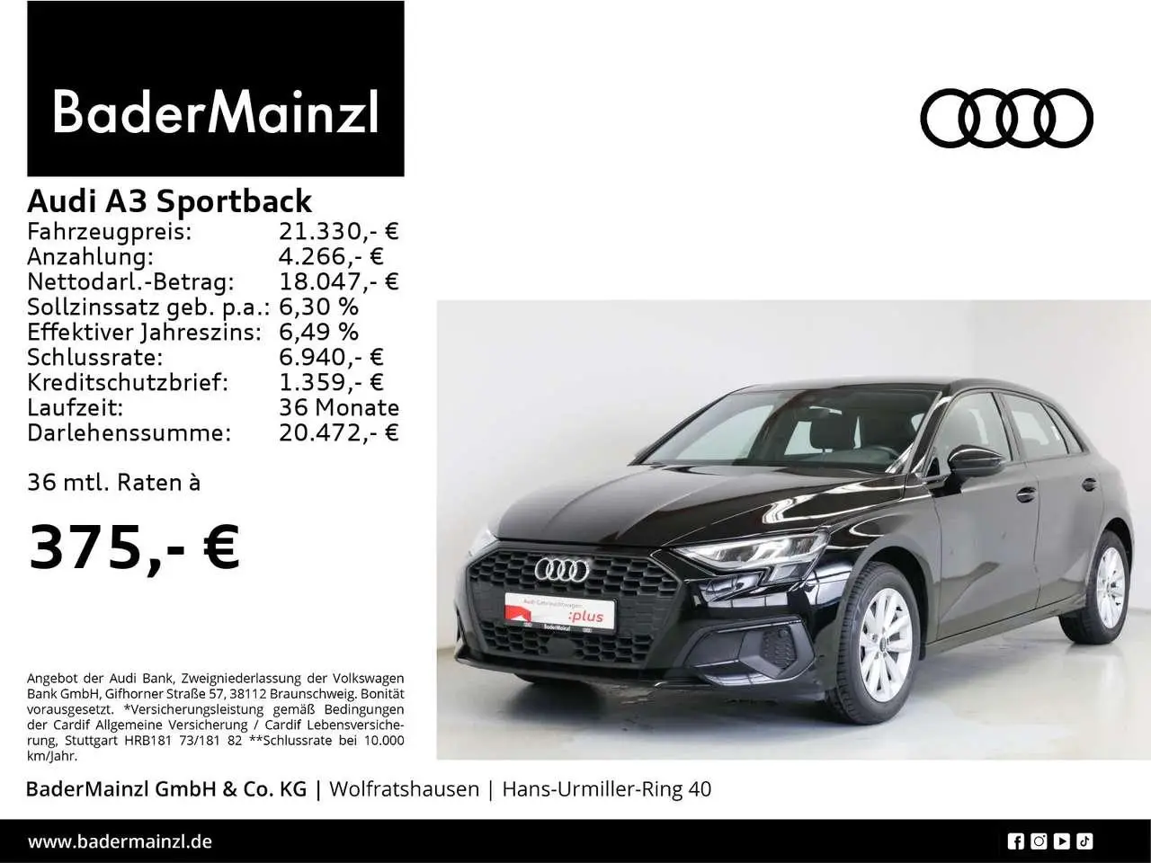 Photo 1 : Audi A3 2021 Diesel