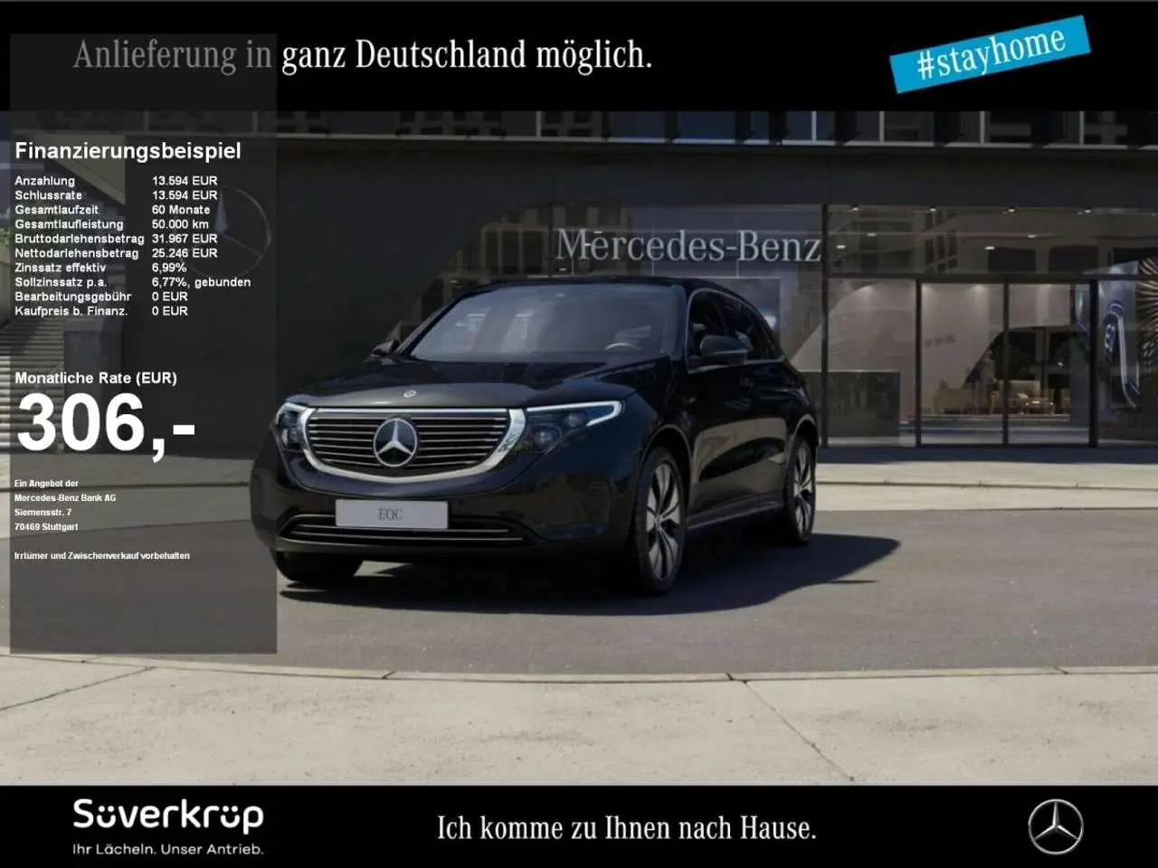 Photo 1 : Mercedes-benz Eqc 2020 Électrique