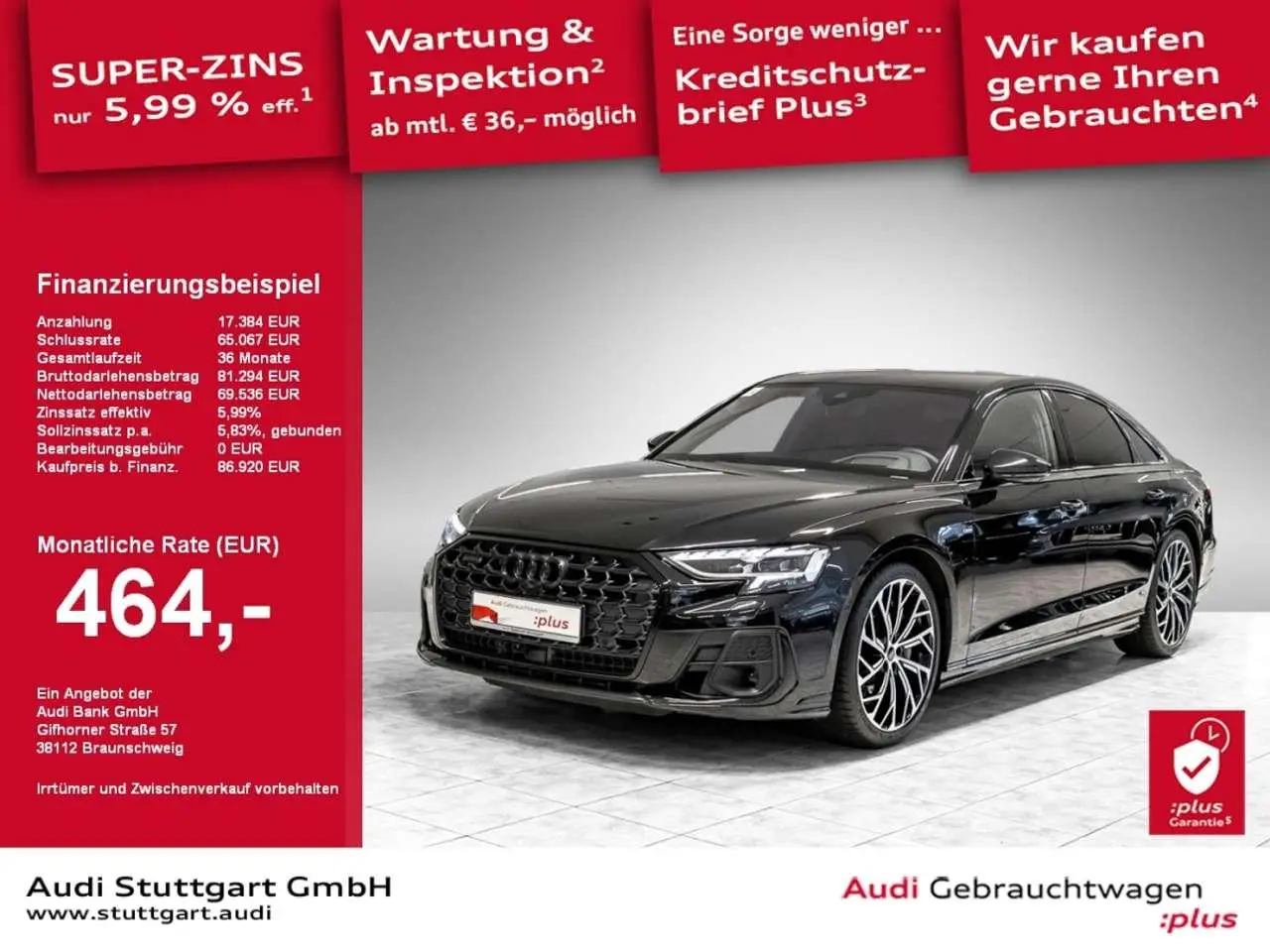 Photo 1 : Audi A8 2023 Hybride