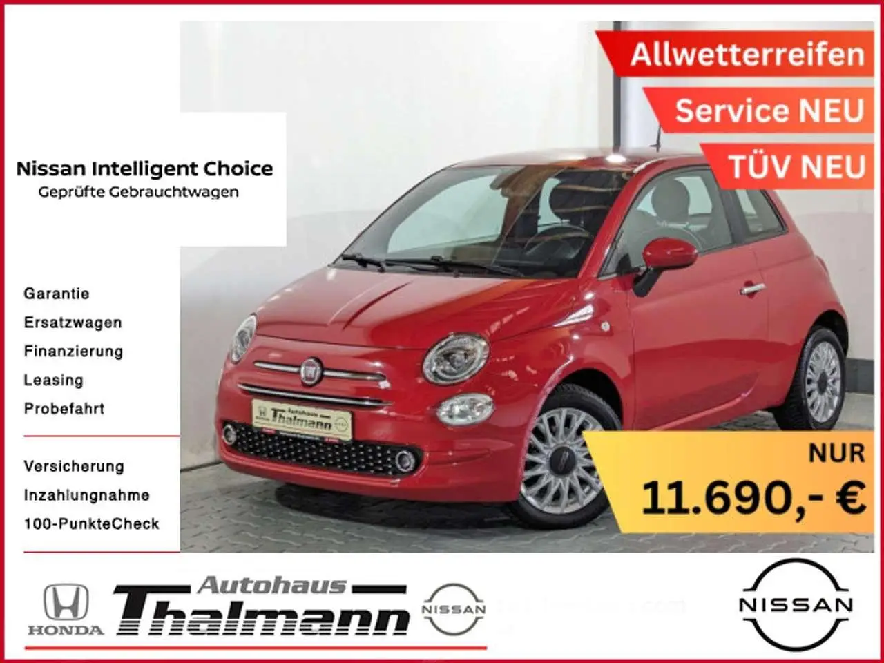 Photo 1 : Fiat 500 2020 Essence