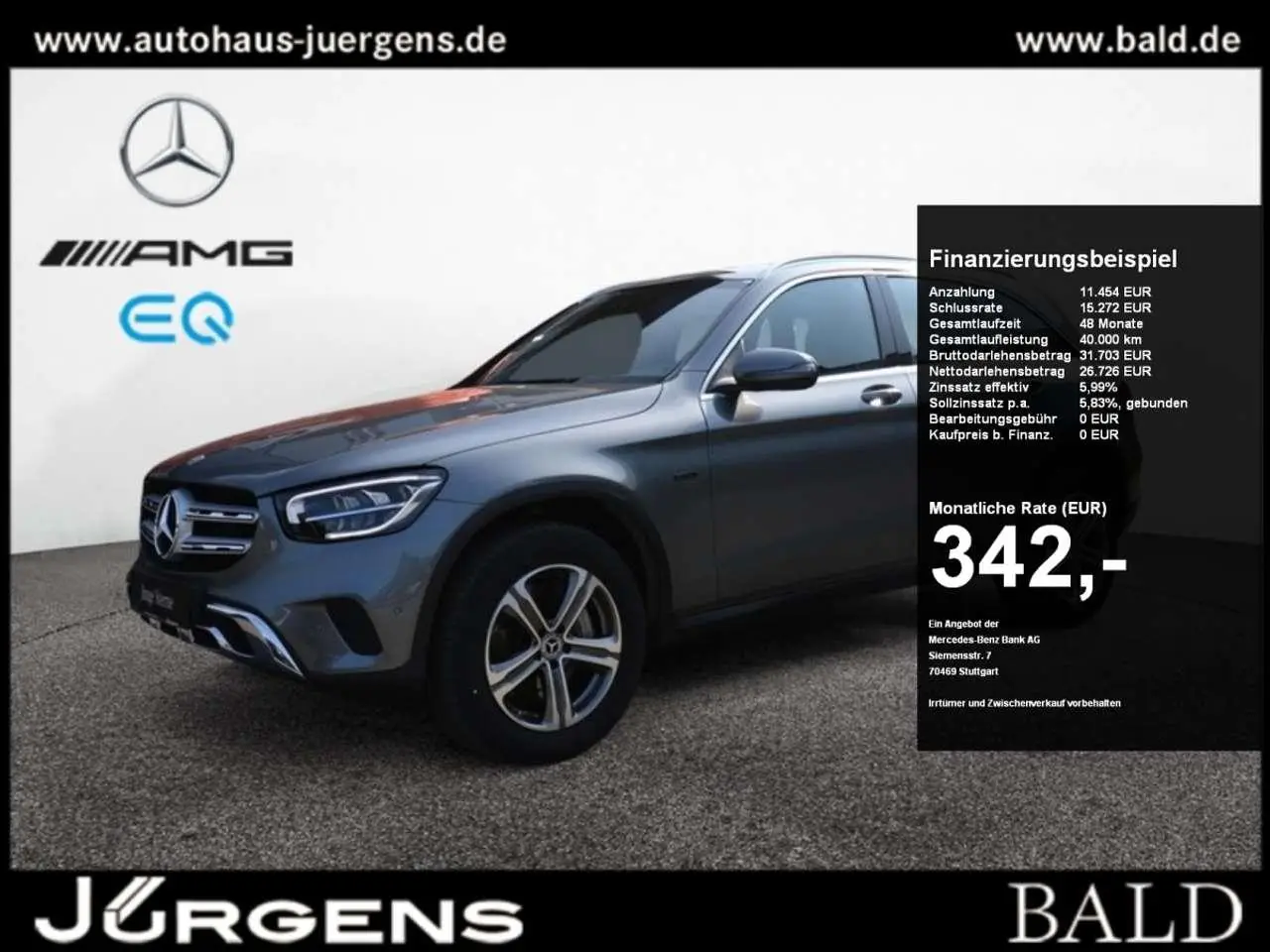 Photo 1 : Mercedes-benz Classe Glc 2021 Hybride