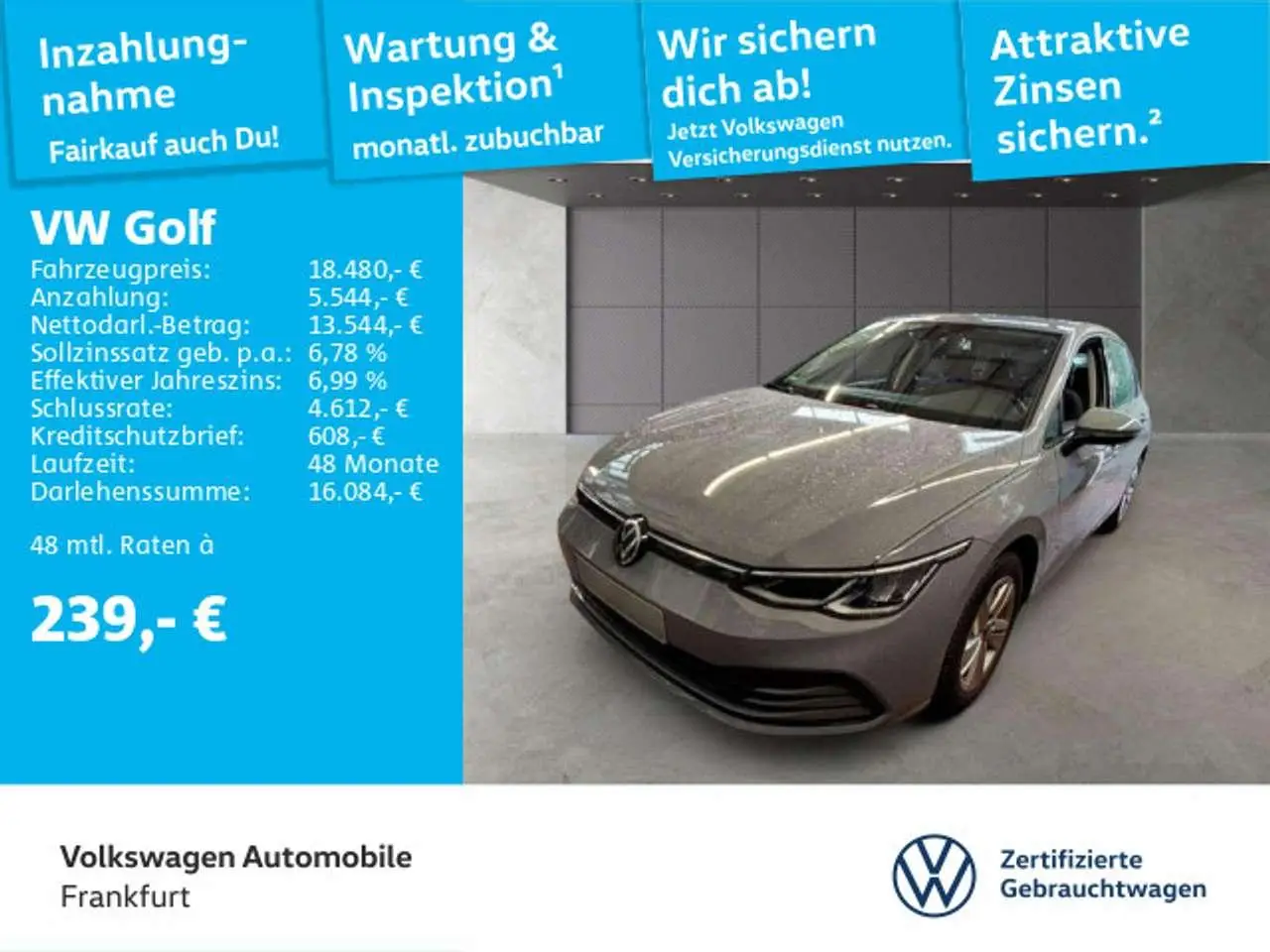 Photo 1 : Volkswagen Golf 2021 Petrol