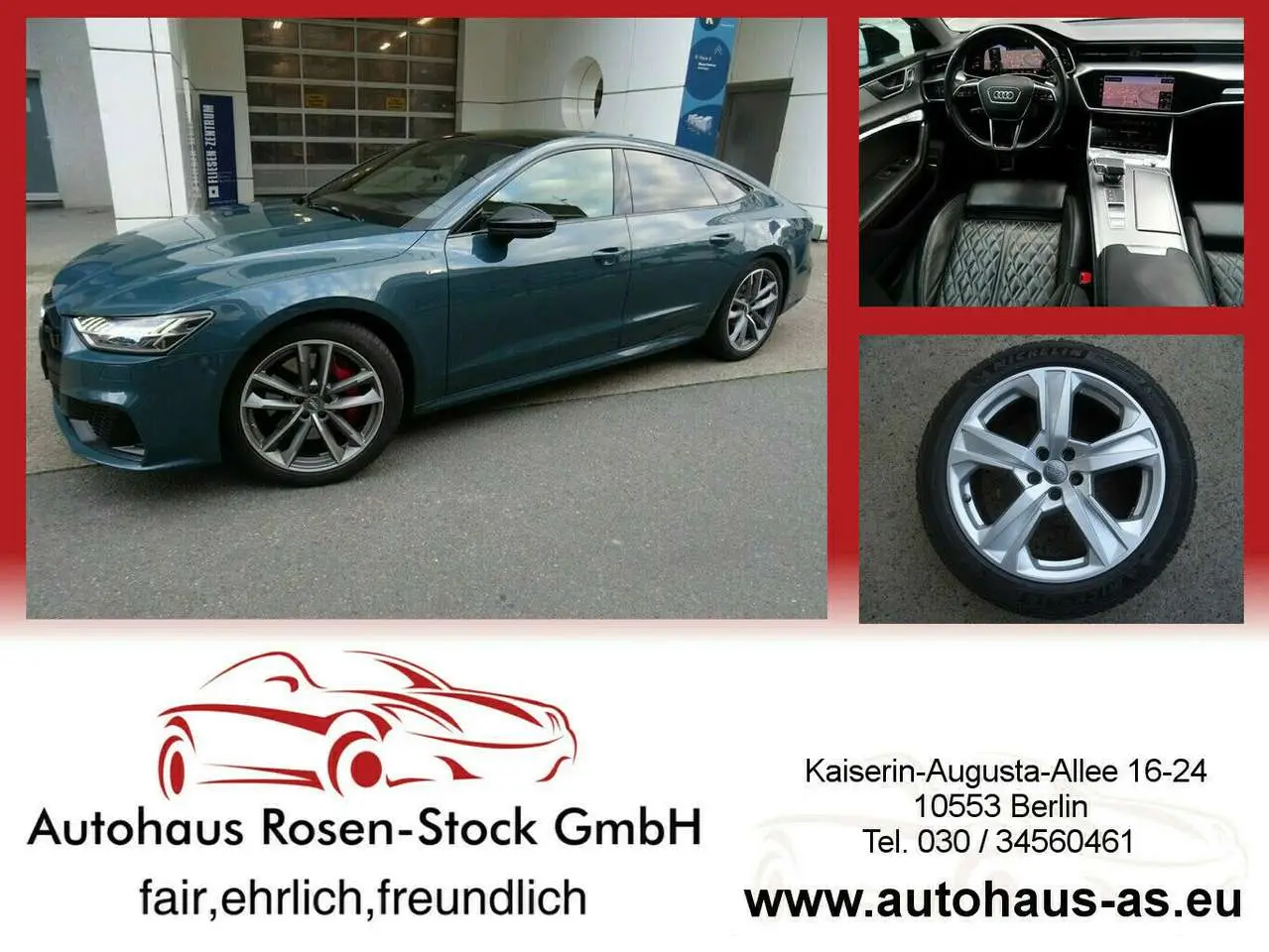 Photo 1 : Audi A7 2020 Hybride