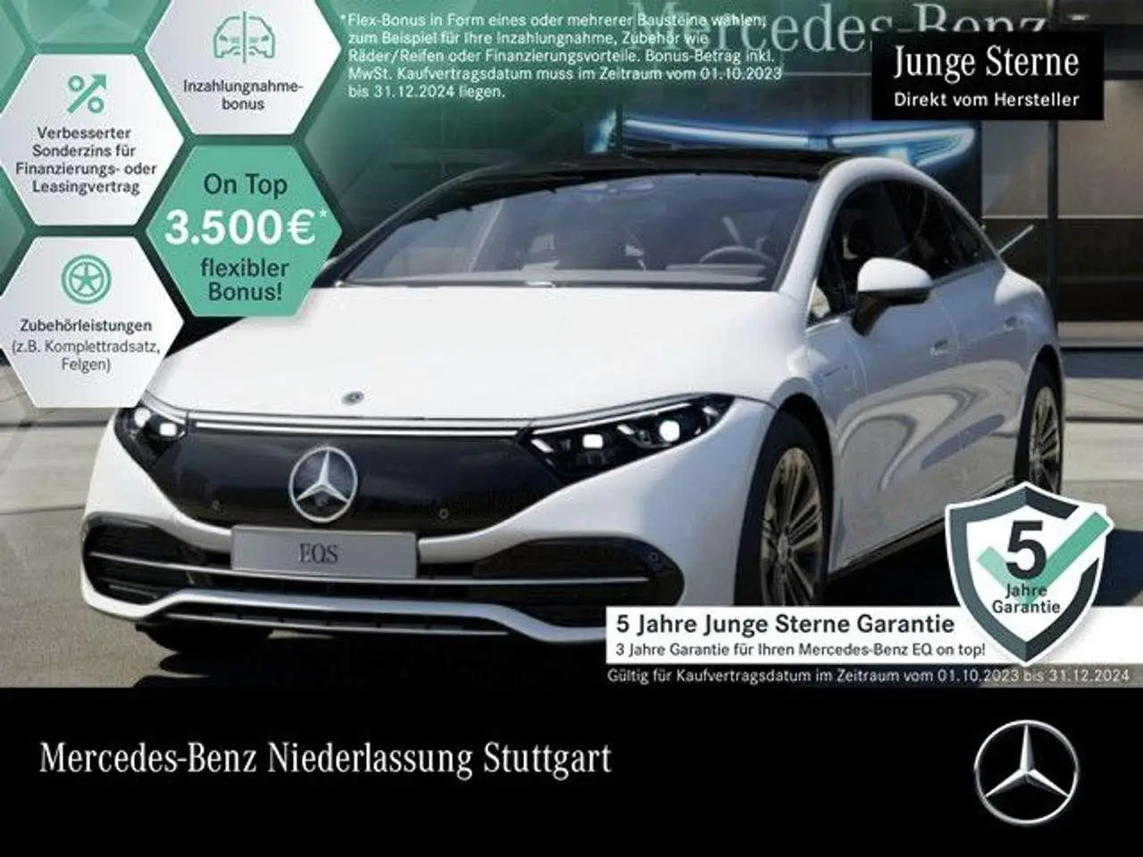 Photo 1 : Mercedes-benz Eqs 2023 Electric