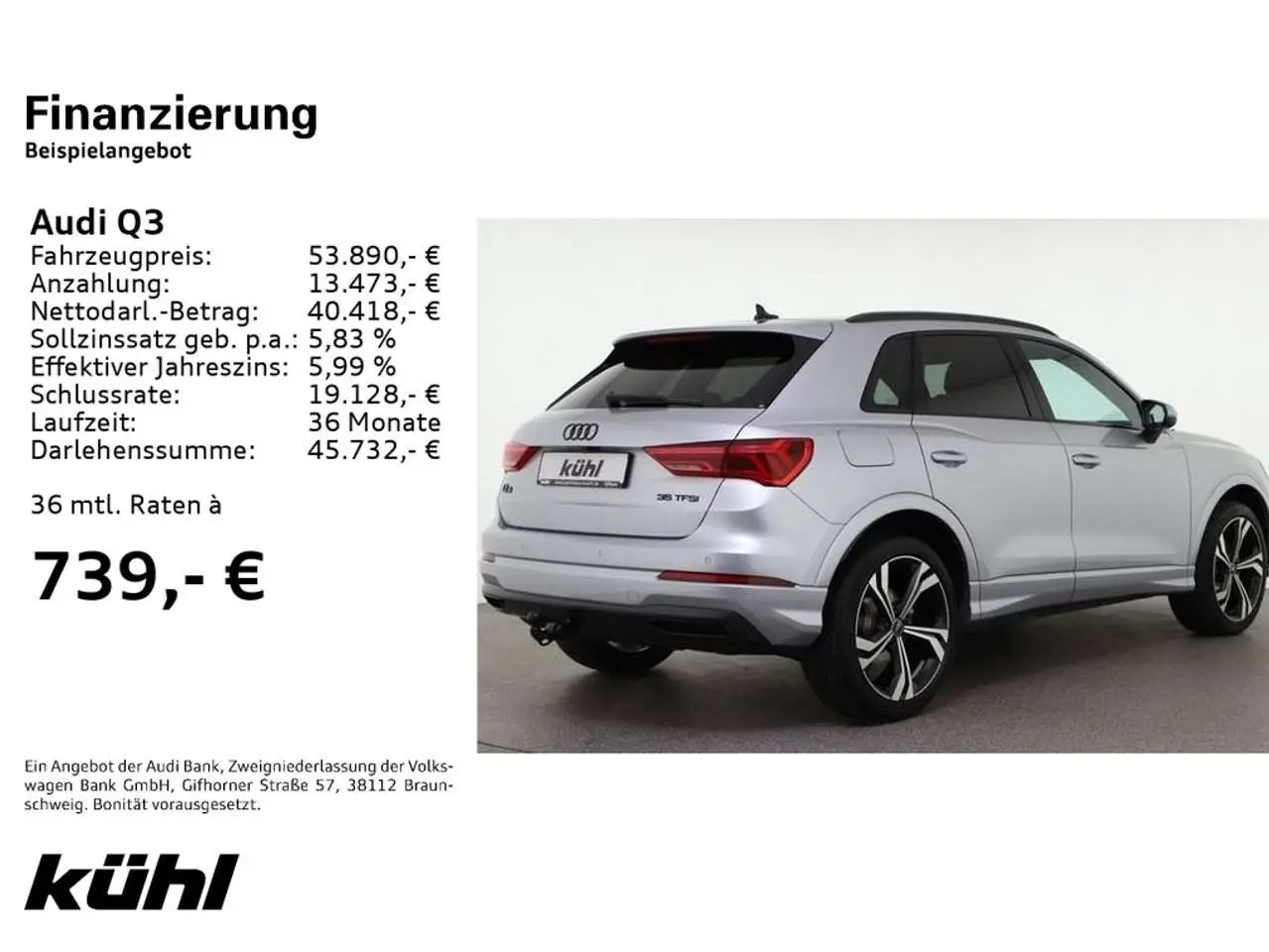 Photo 1 : Audi Q3 2024 Petrol