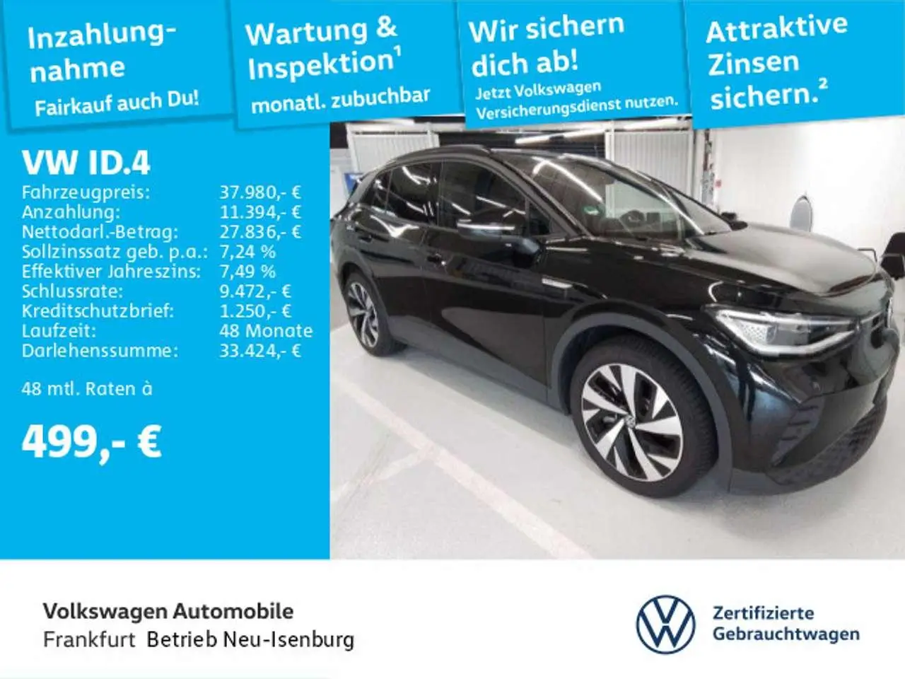 Photo 1 : Volkswagen Id.4 2023 Electric