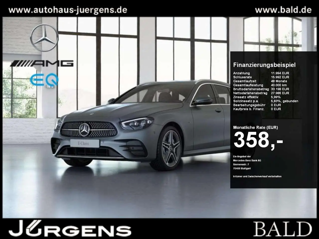 Photo 1 : Mercedes-benz Classe E 2021 Hybrid