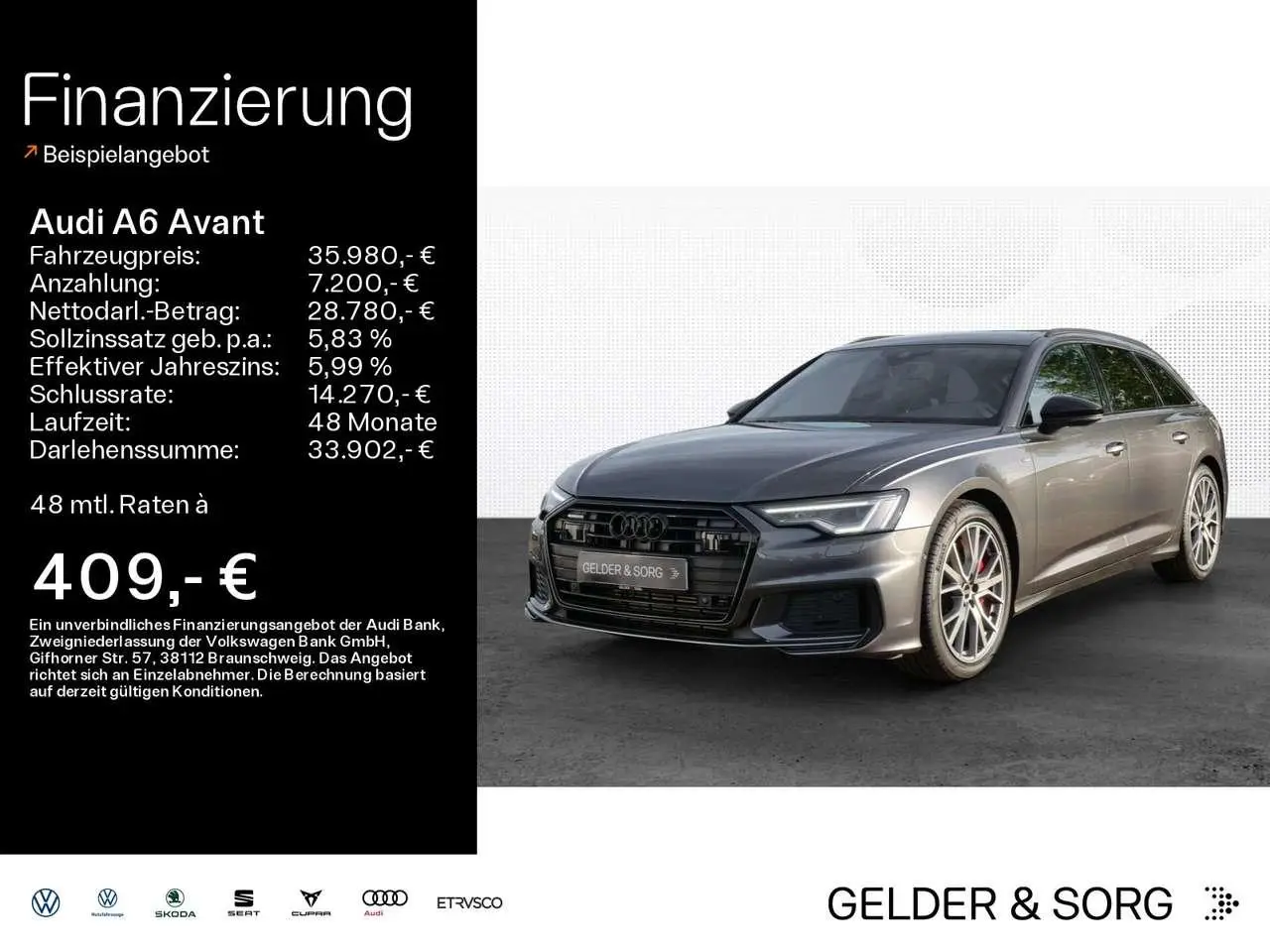 Photo 1 : Audi A6 2021 Hybride