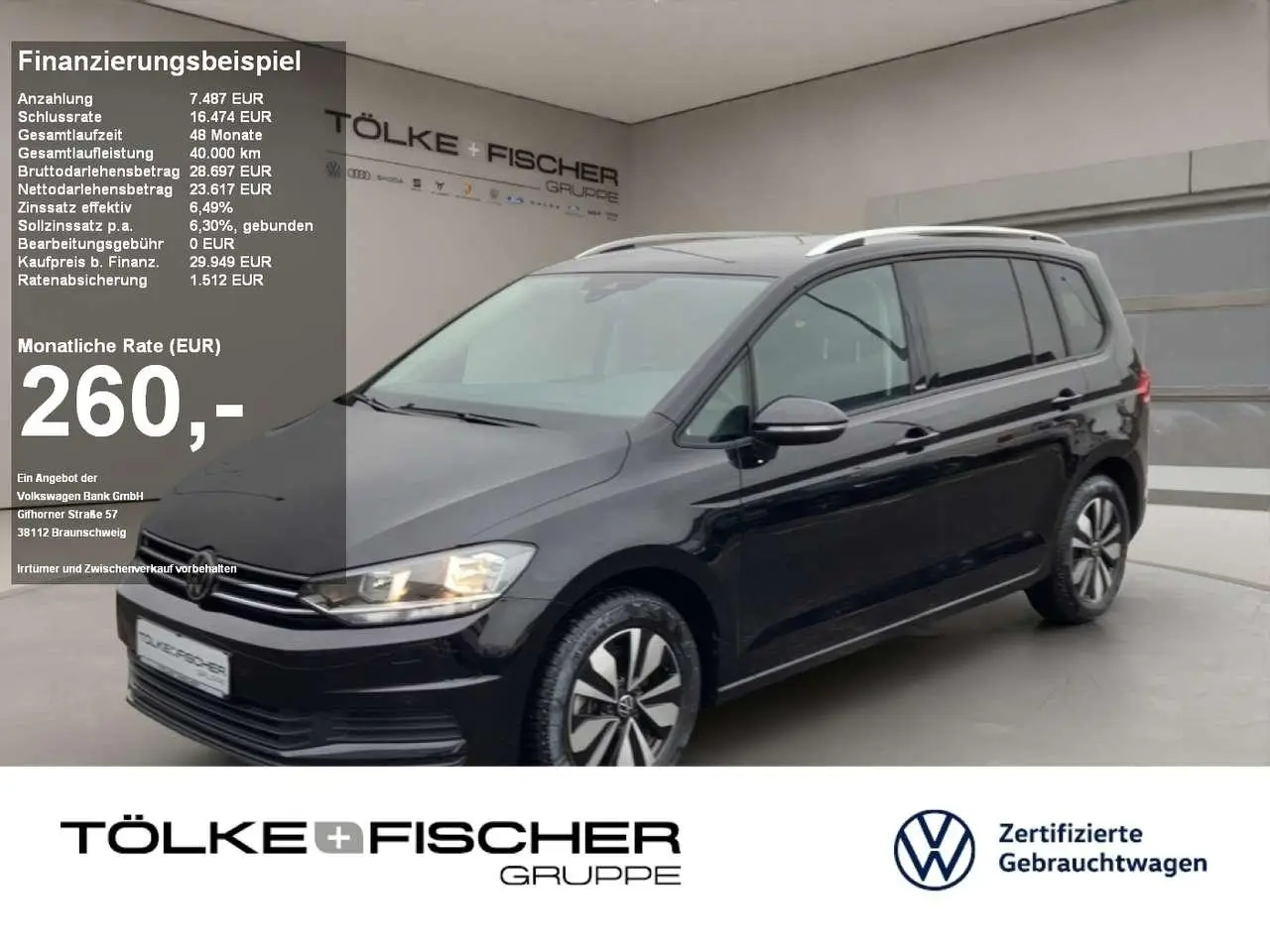 Photo 1 : Volkswagen Touran 2023 Petrol