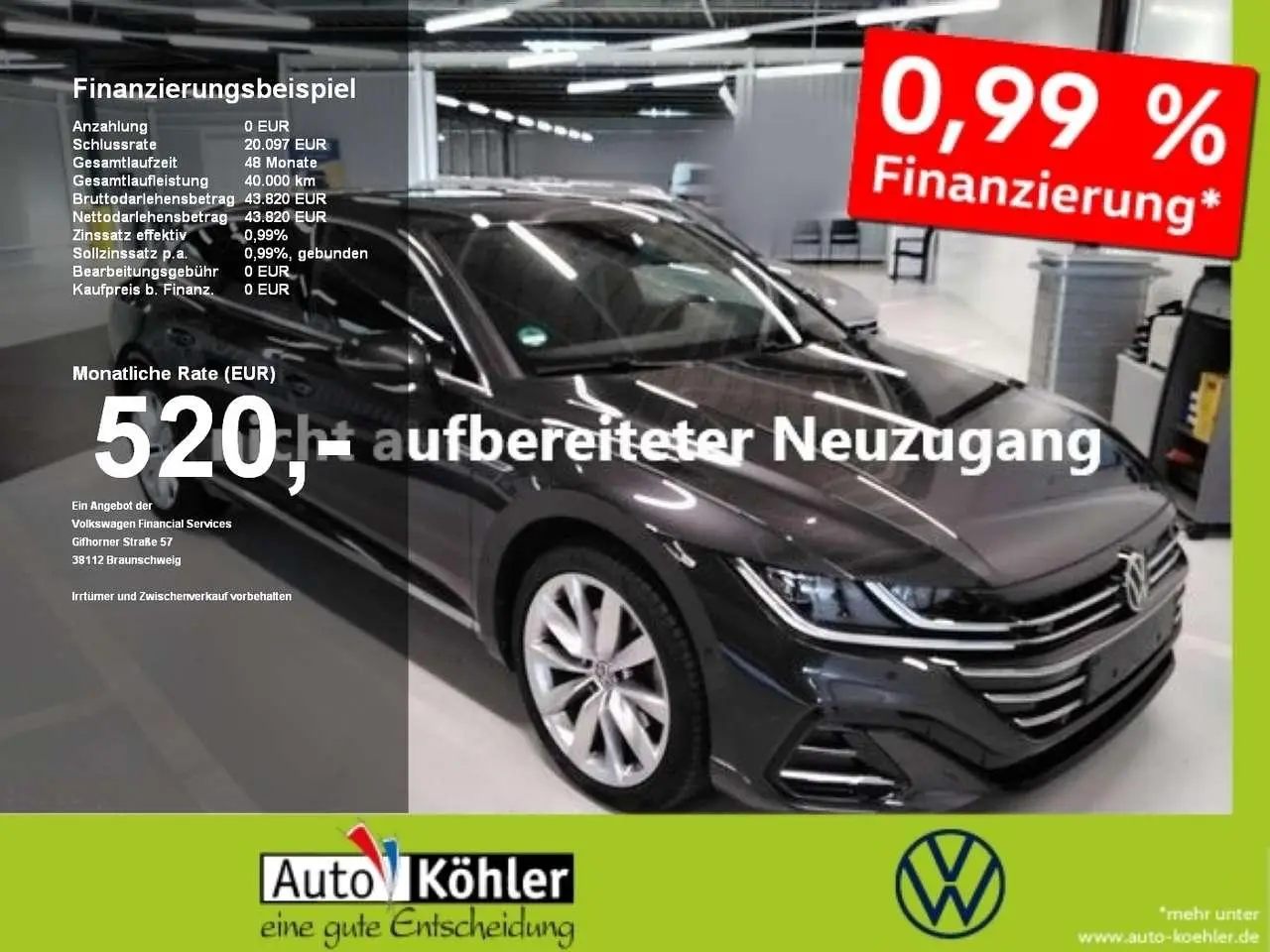 Photo 1 : Volkswagen Arteon 2023 Petrol