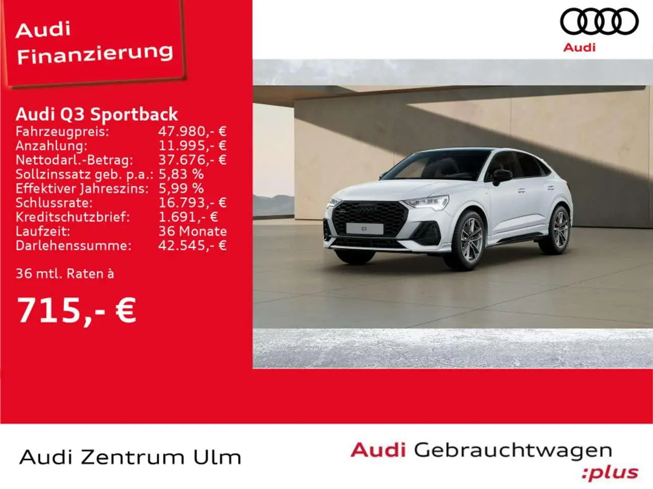 Photo 1 : Audi Q3 2023 Petrol