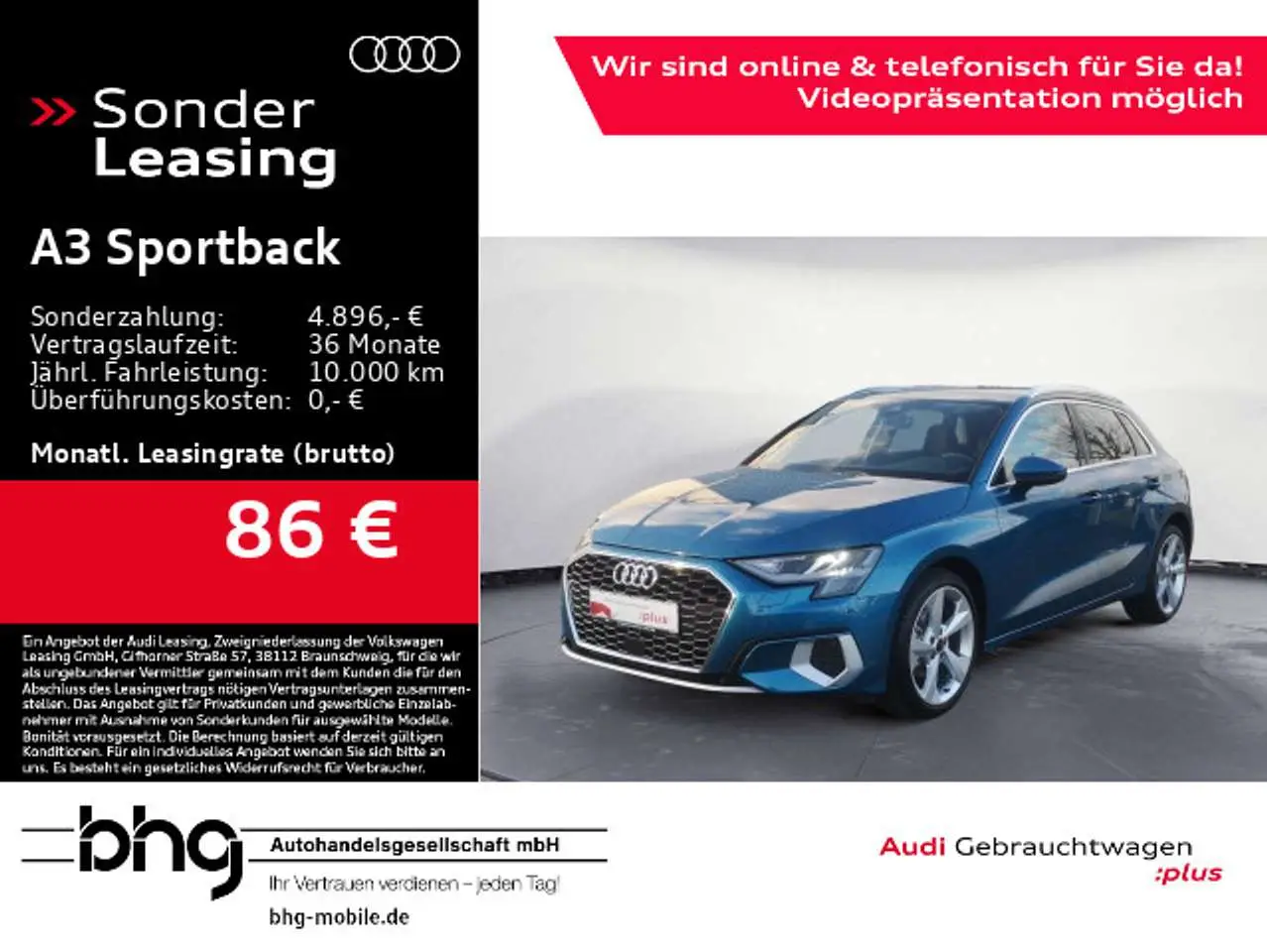 Photo 1 : Audi A3 2023 Essence