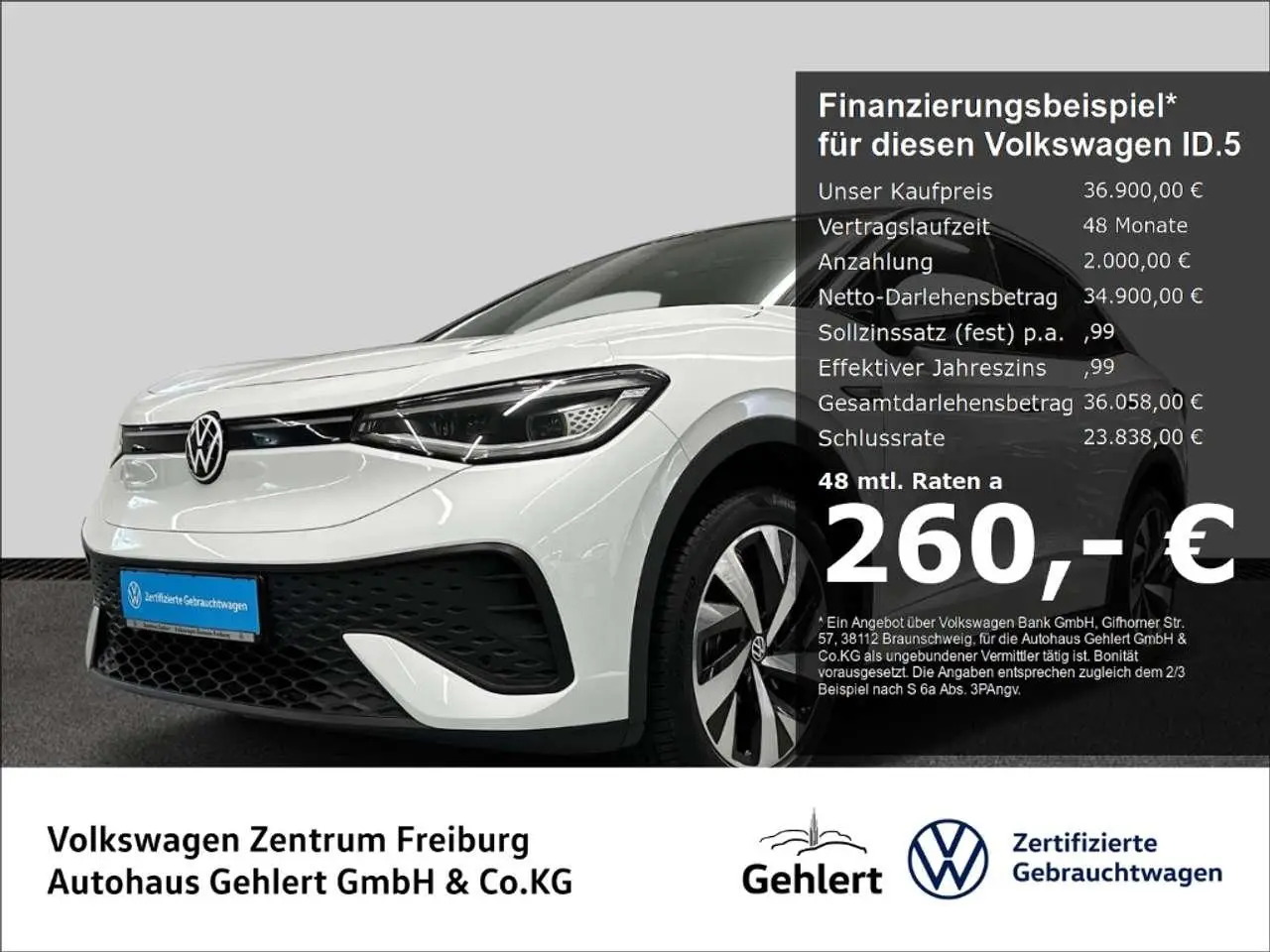 Photo 1 : Volkswagen Id.5 2022 Electric