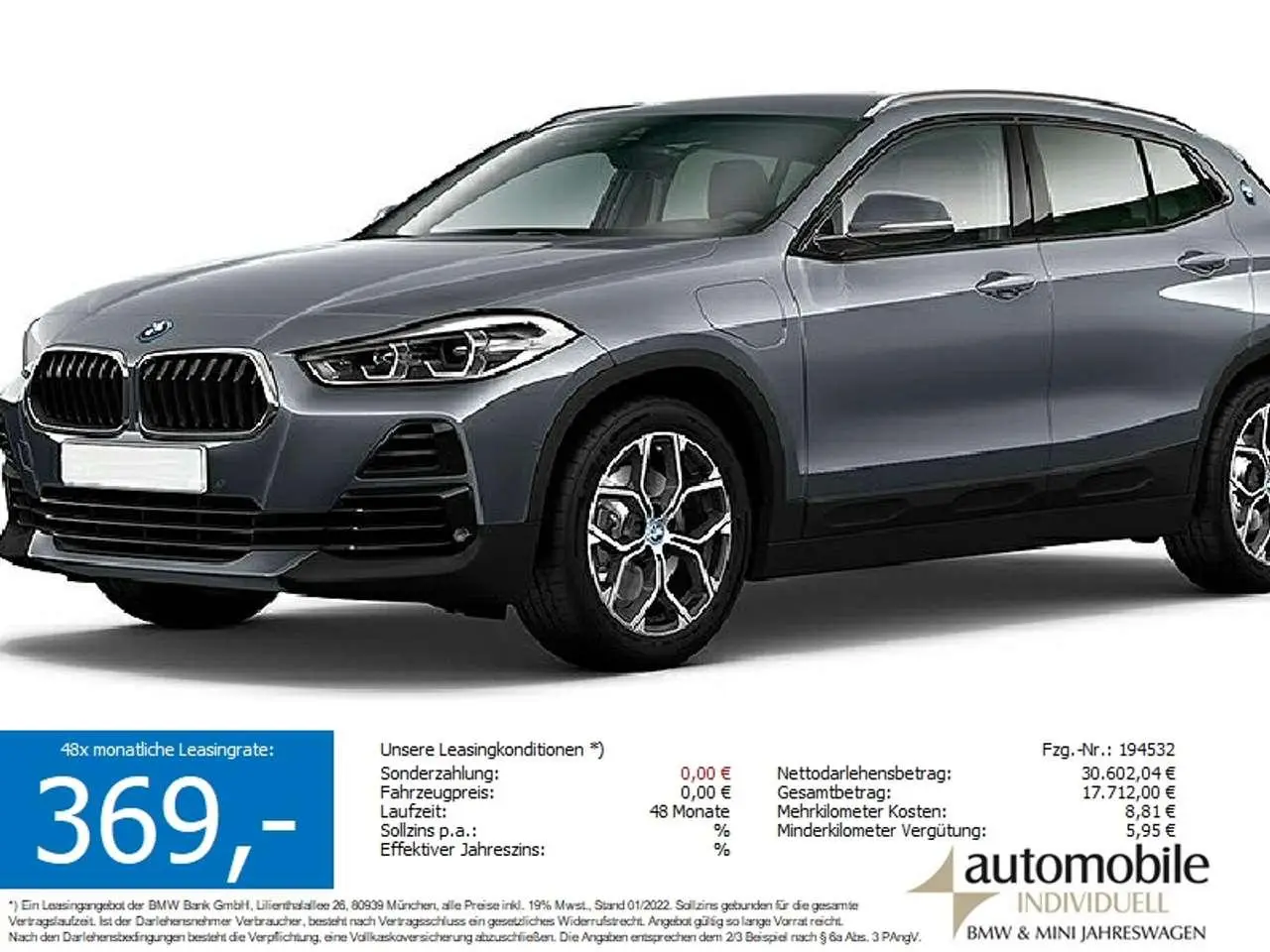 Photo 1 : Bmw X2 2023 Hybride