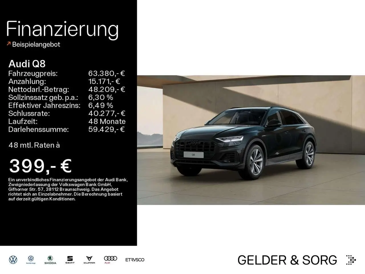 Photo 1 : Audi Q8 2023 Essence